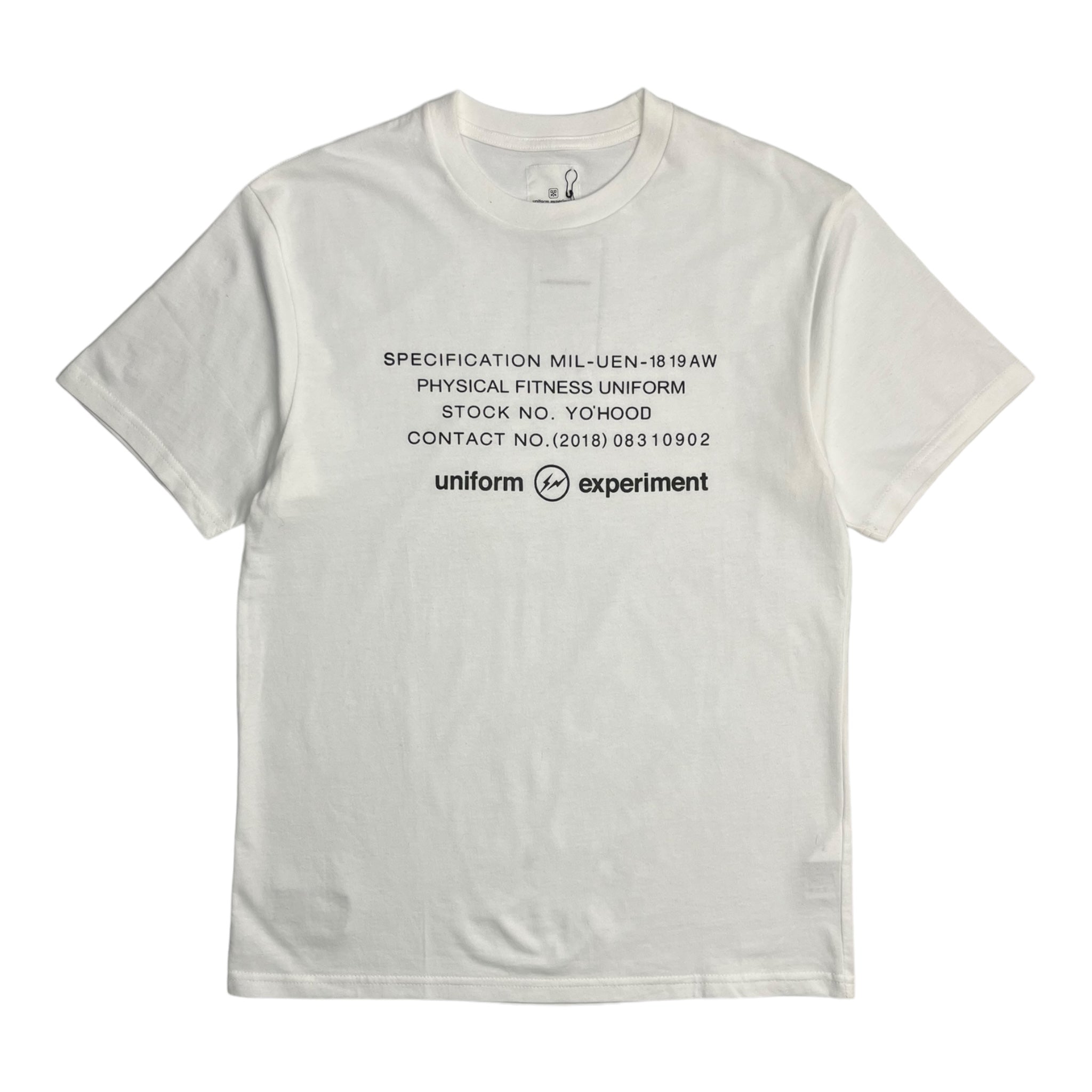 Uniform Experiment x Fragment Design Physical Fitness Uniform White