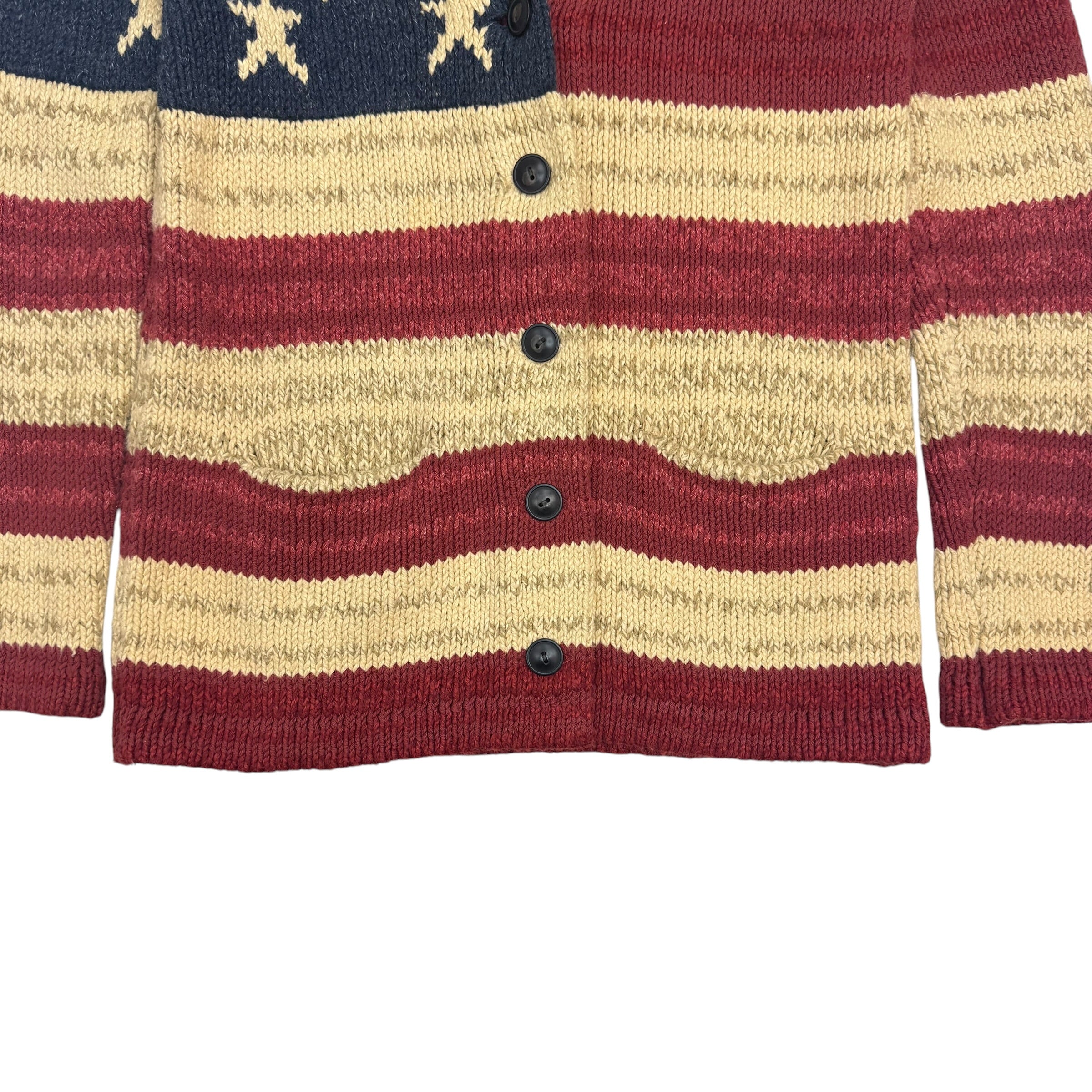 Vintage Ralph Lauren Denim & Supply American Flag Cardigan