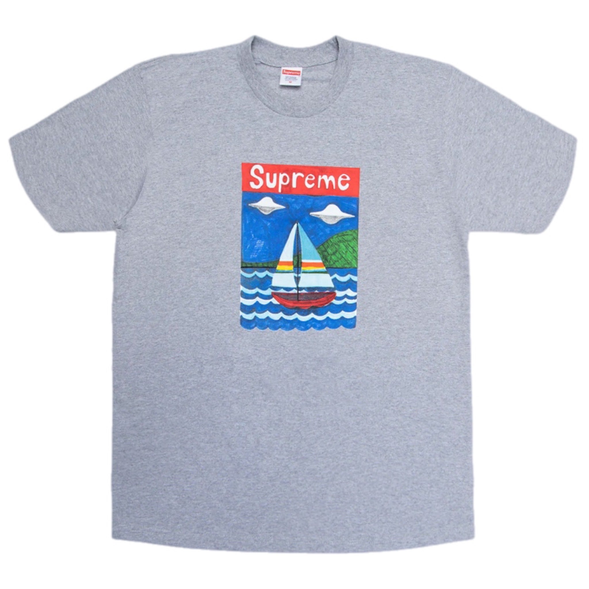 Supreme Sailboat Tee Grey SS20