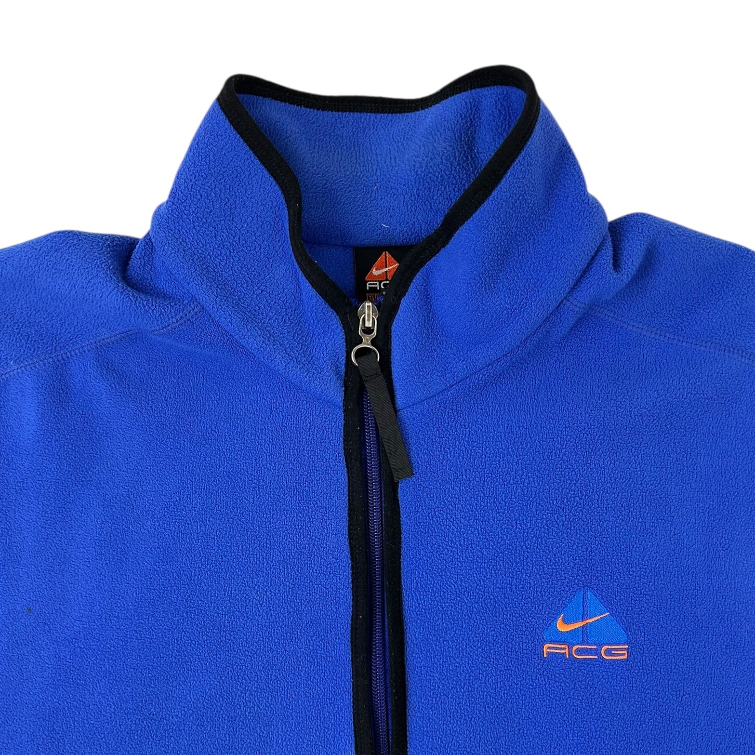 Vintage Nike Acg Fleece Vest Blue