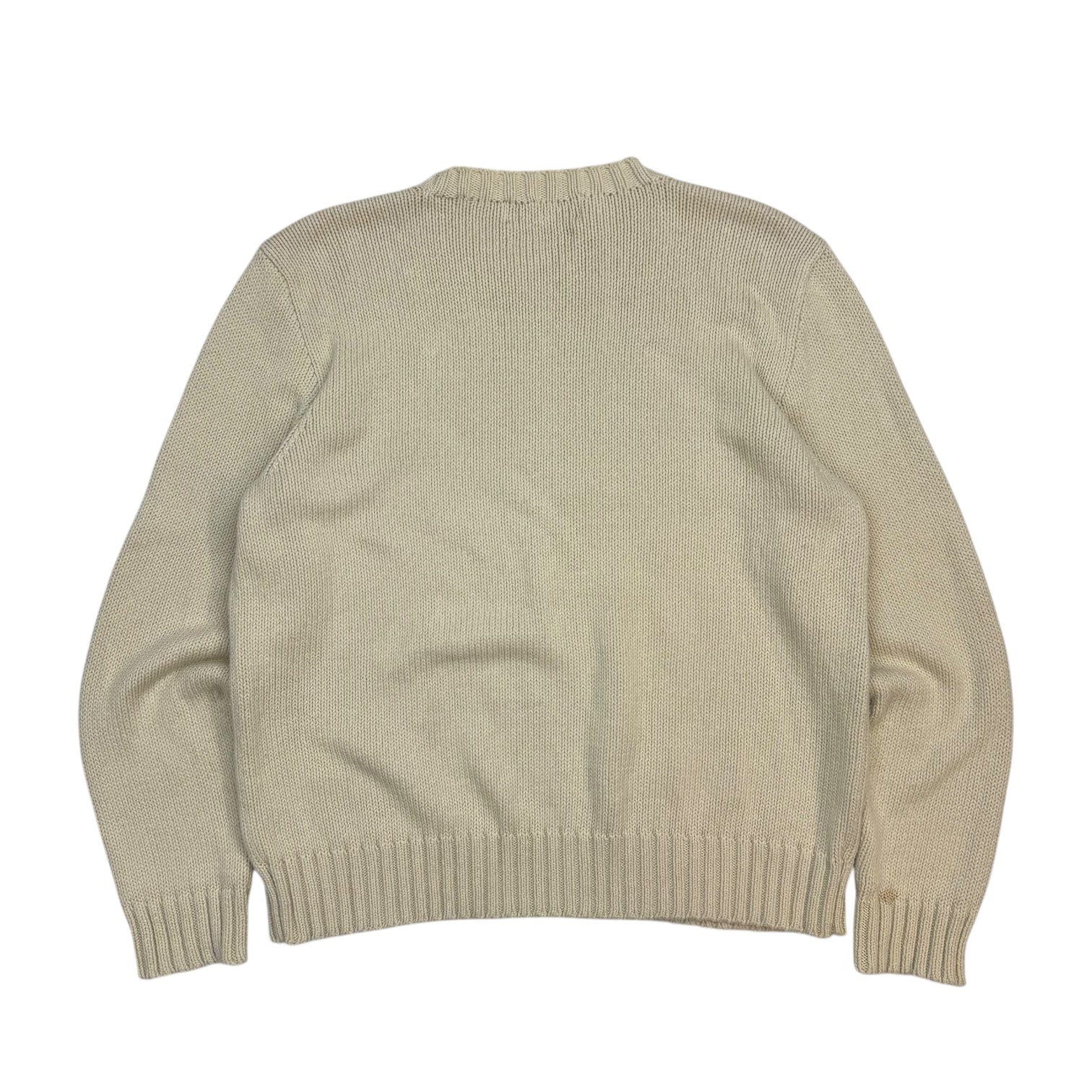 Vintage Polo Ralph Lauren Knit Crewneck Cream