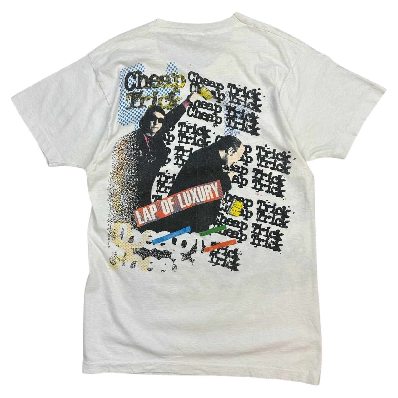 Vintage Cheap Trick Lap Of Luxury Tour T-Shirt White