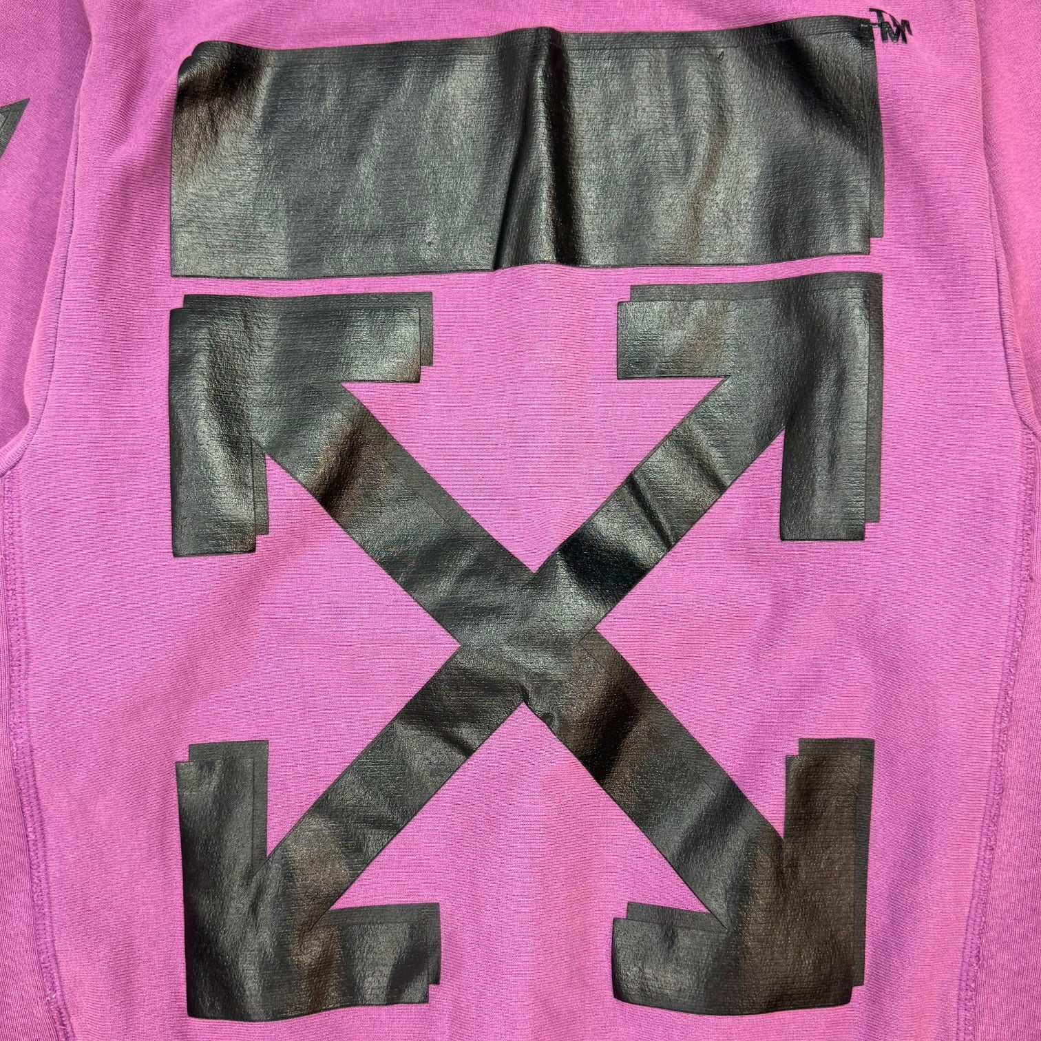 Off-White x Champion Reverse Weave Hoodie Purple