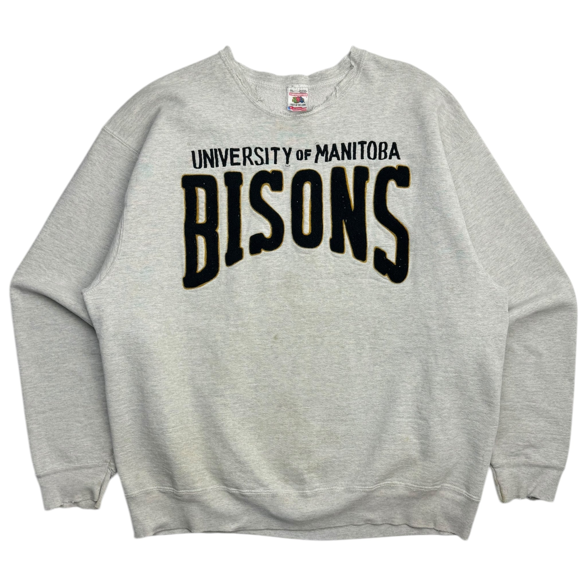 Vintage University of Manitoba Bisons Crewneck