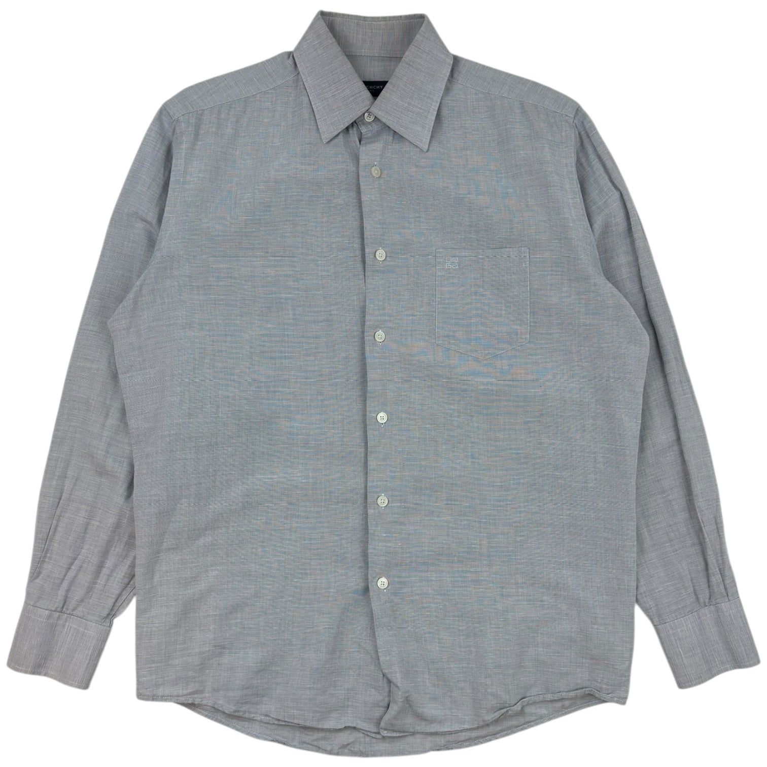Givenchy Button-Up Dress Shirt Grey