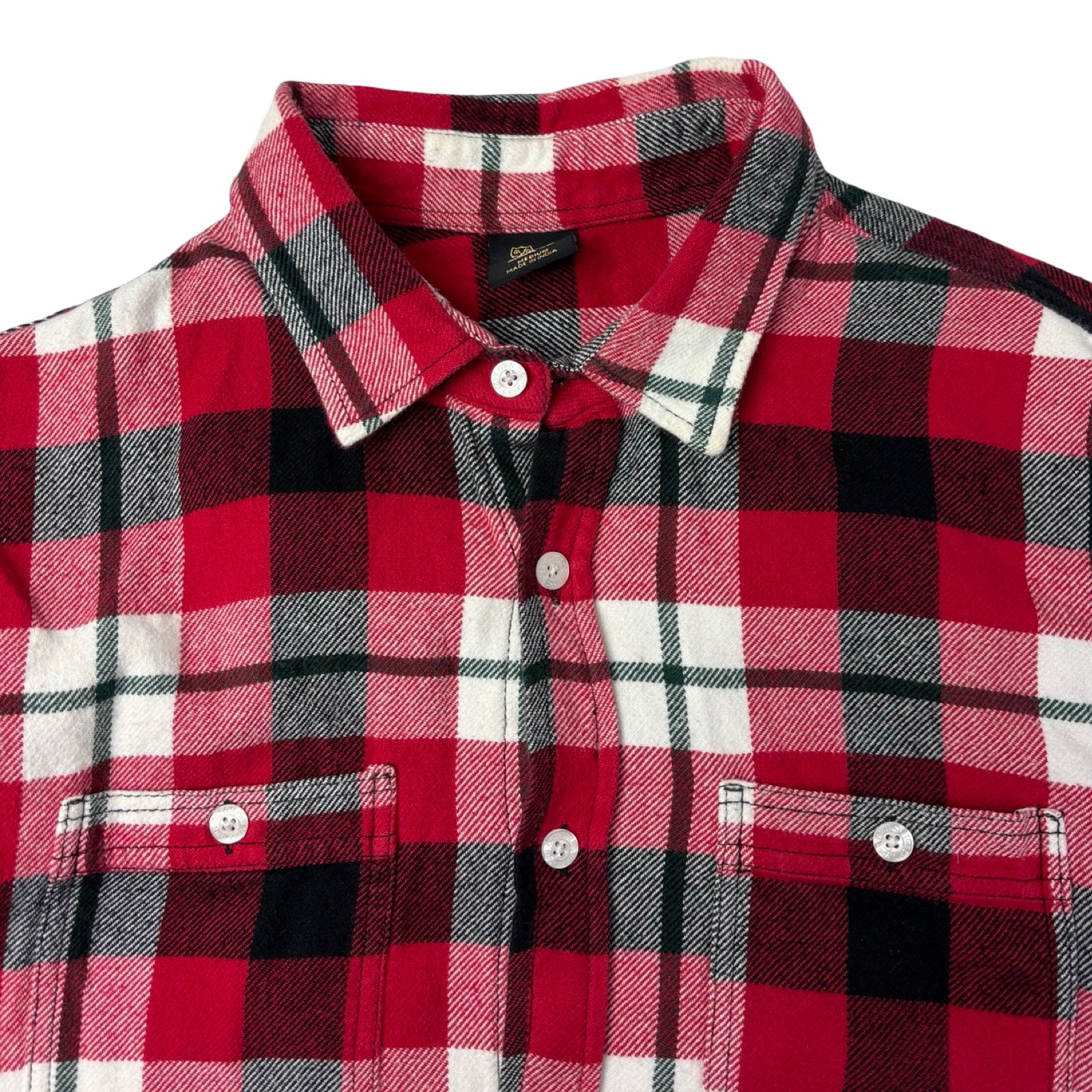OVO Plaid Flannel Red/White