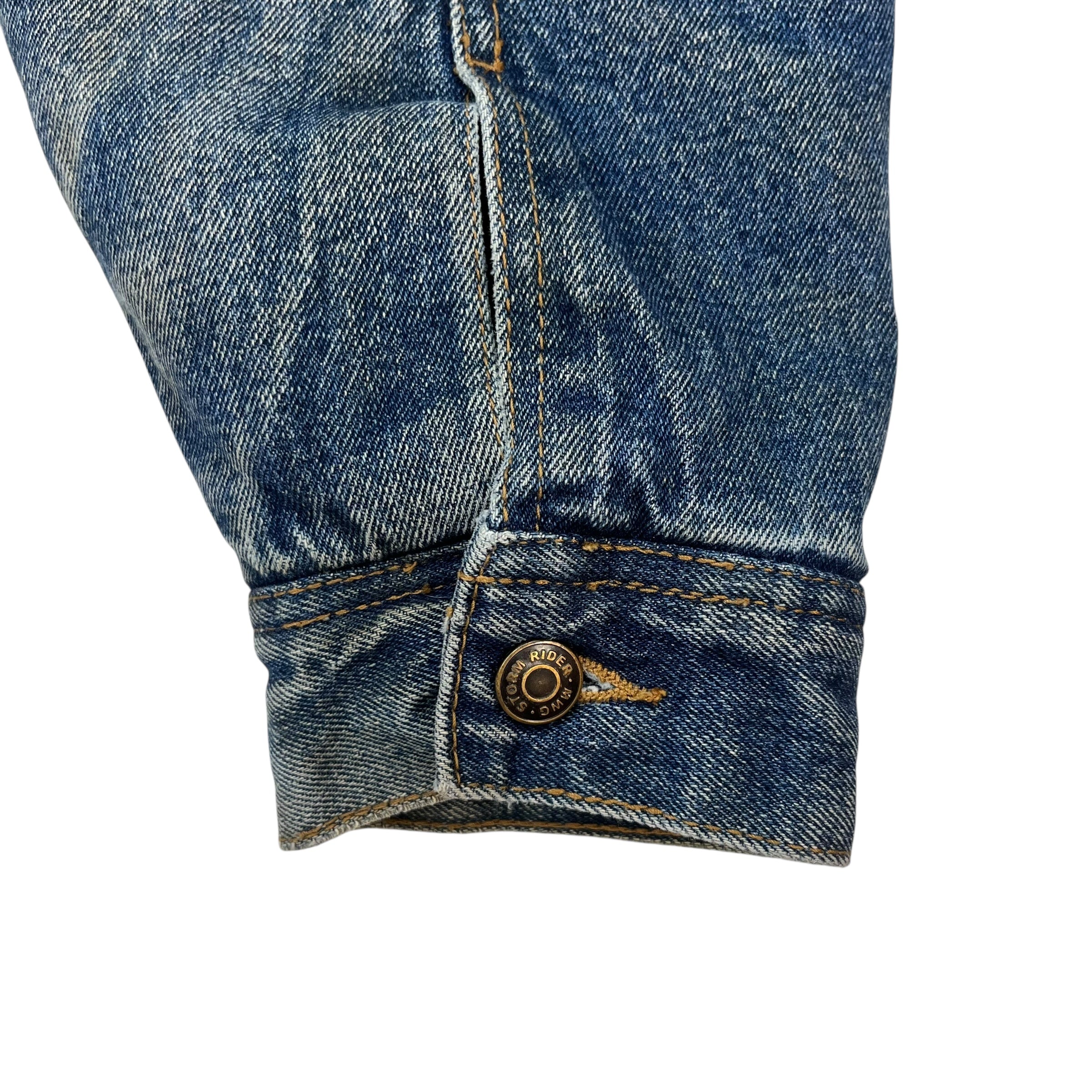 Vintage Lee Storm Rider Denim Jacket Medium Wash