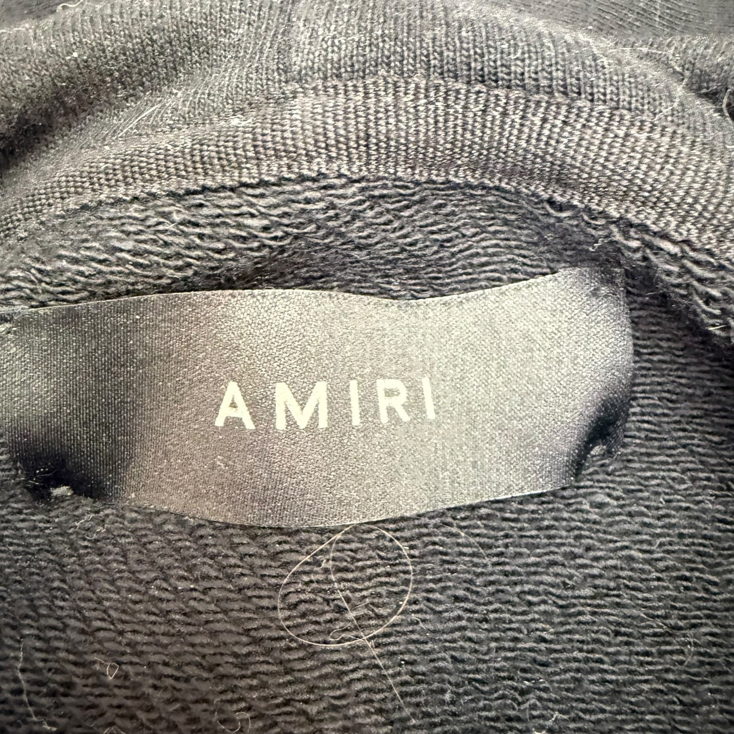 Amiri MA Bar Hoodie Black