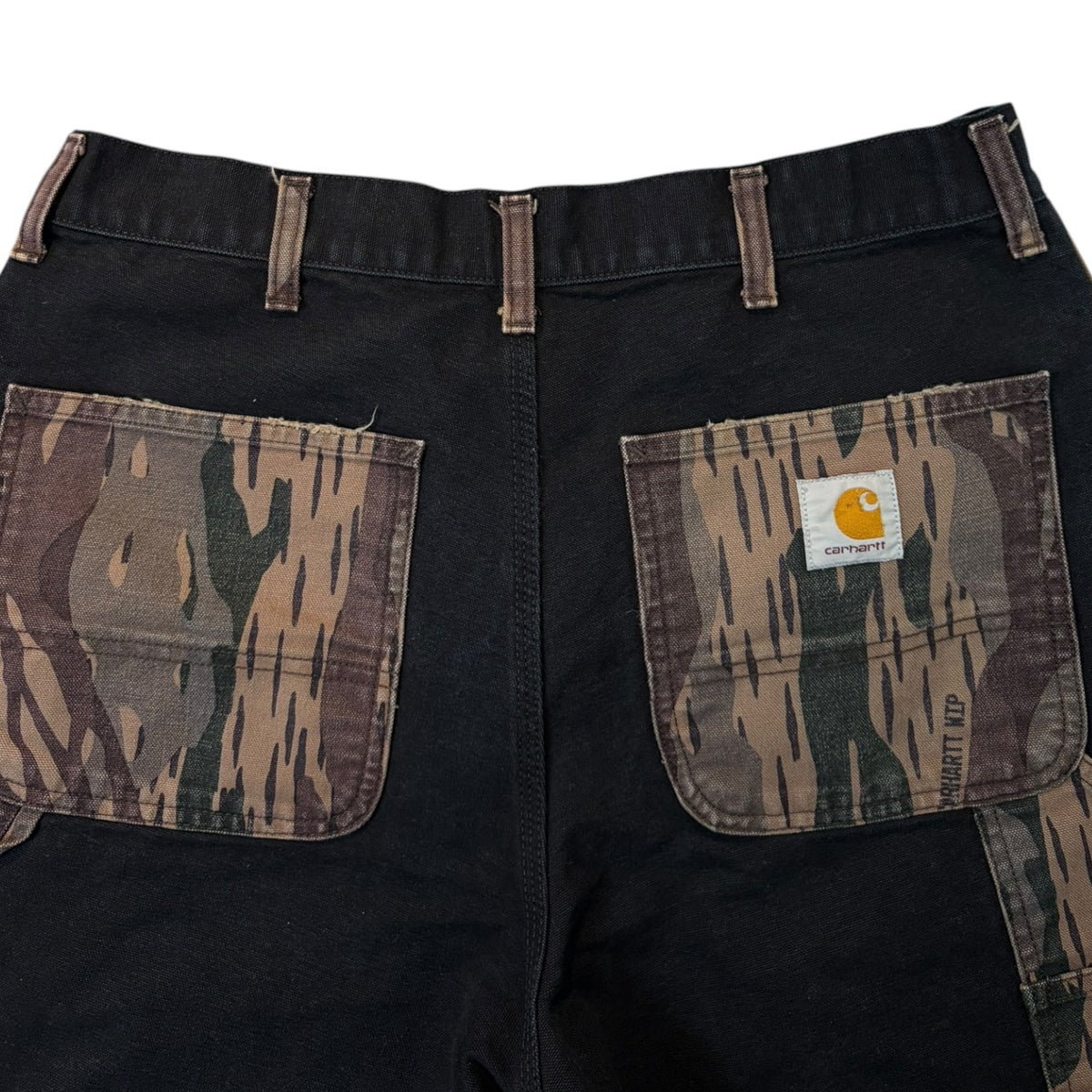 Carhartt WIP Double Knee Pant Camo Unite / Black Aged Canvas