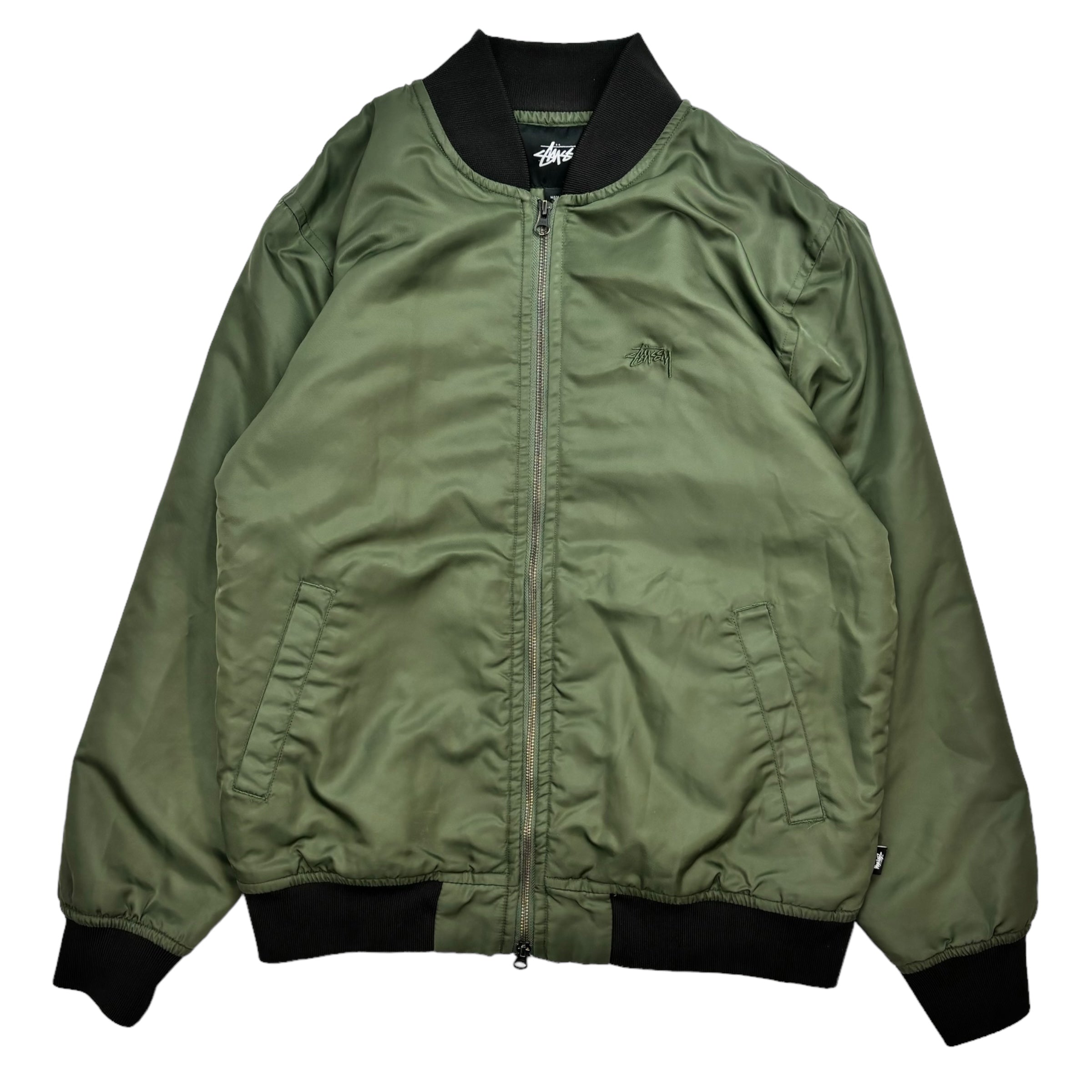 Stussy Bomber Jacket Olive Green