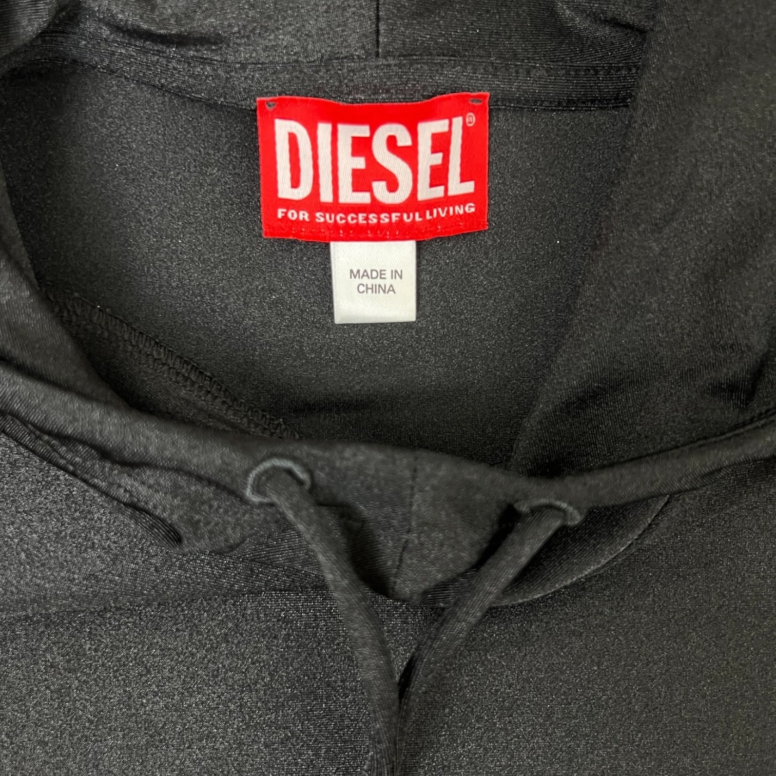 (W) Diesel T-Metal Hoodie Black
