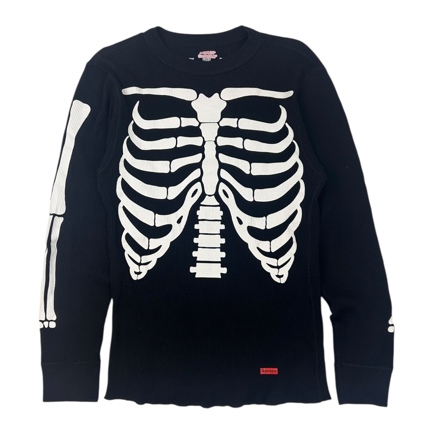 Supreme Hanes Bones Thermal Crew Black