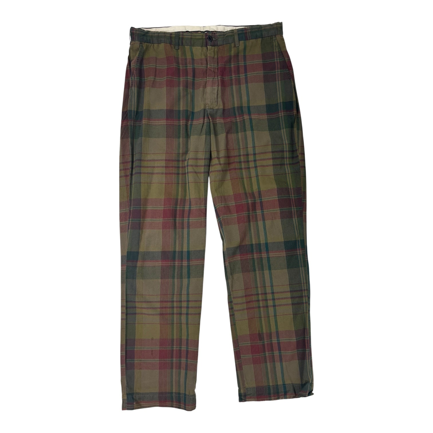 Vintage Polo Ralph Lauren Plaid Trouser Green