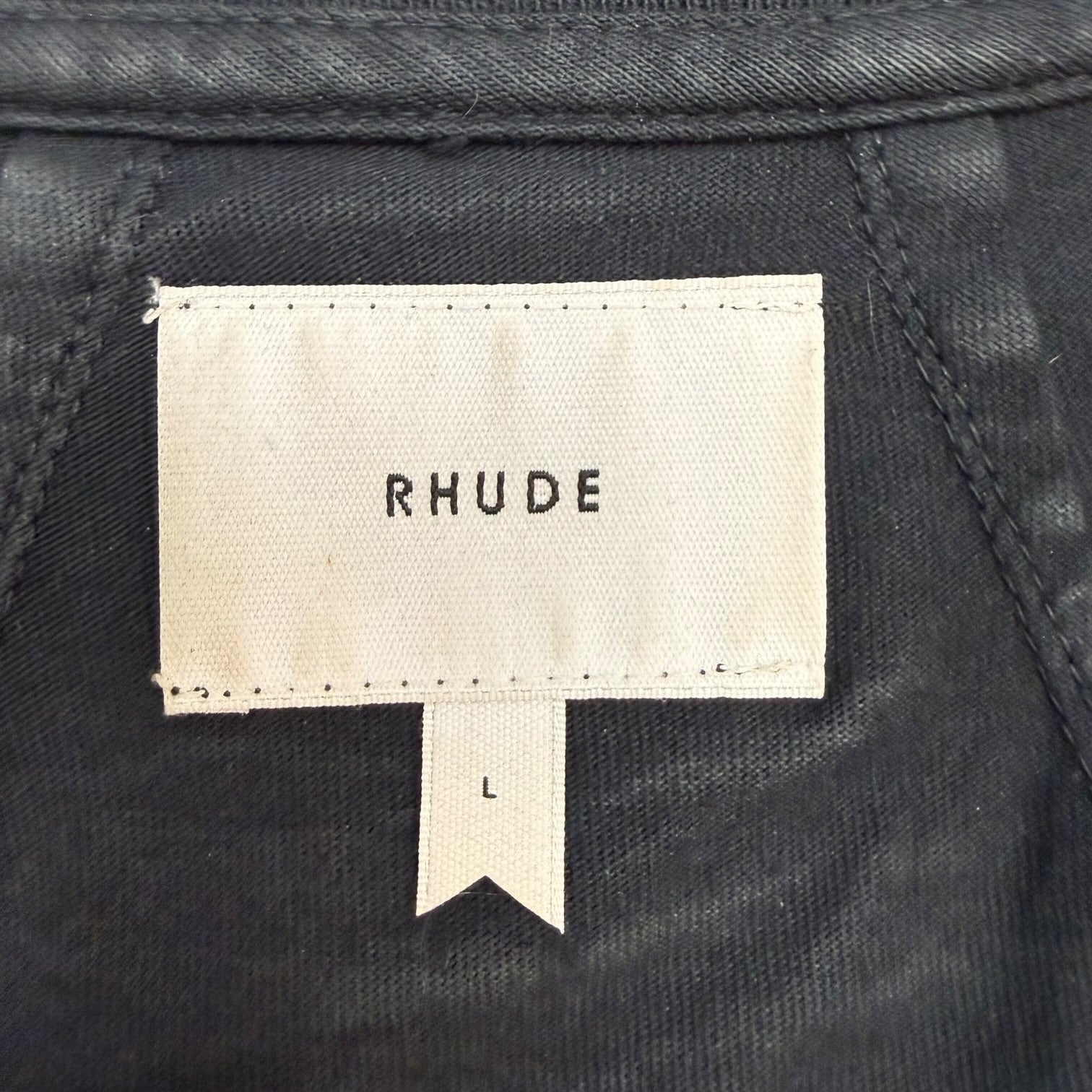 Rhude Palmera Tee Vintage Black