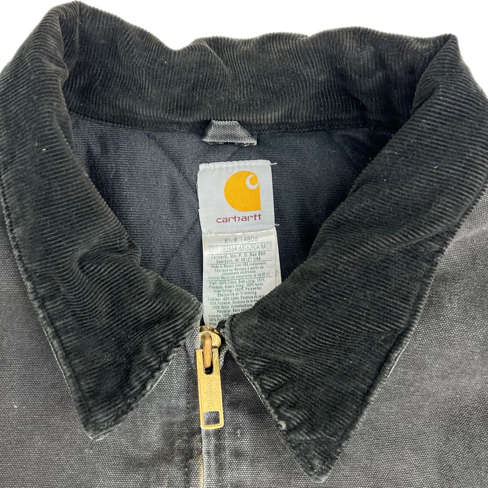 Vintage Carhartt Santa Fe Jacket Washed Black