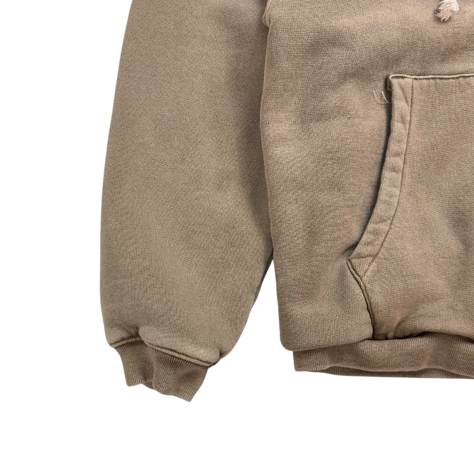 Stussy Garment Dyed Thermal Lined Hoodie Tan