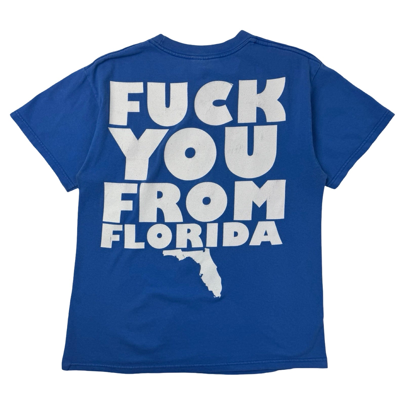Y2K A Day To Remember Fuck You From Florida T-Shirt Blue