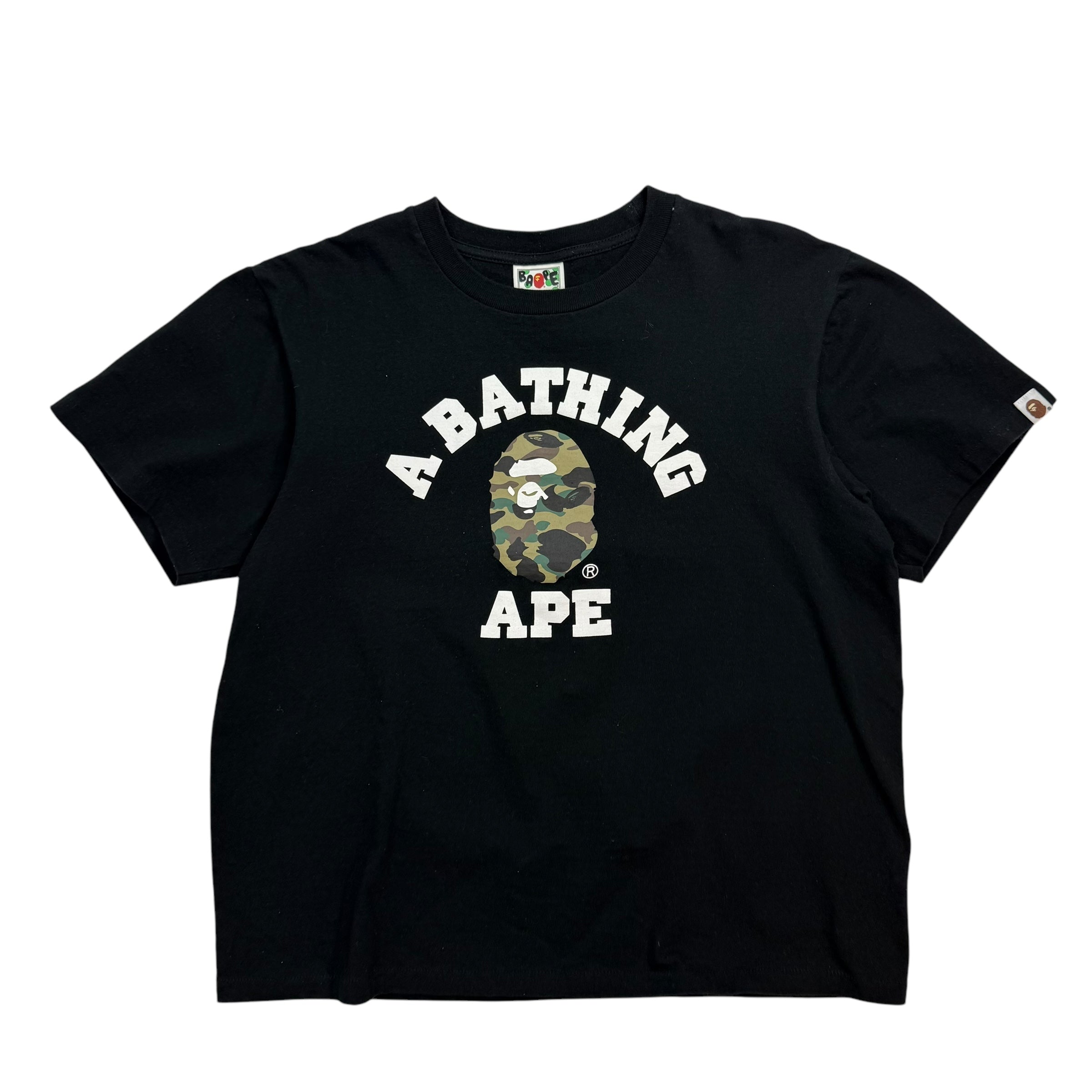 BAPE A Bathing Ape ABC Camo Tee Black