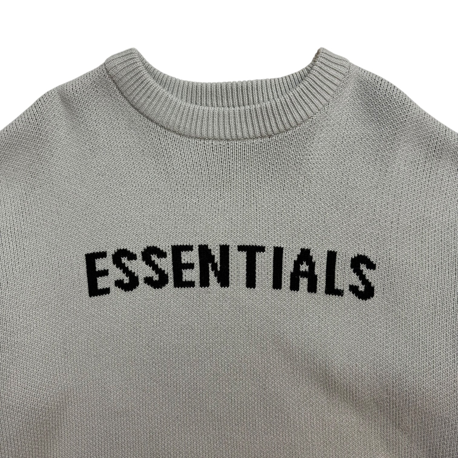 Fear Of God Essentials Knit Sweater Concrete