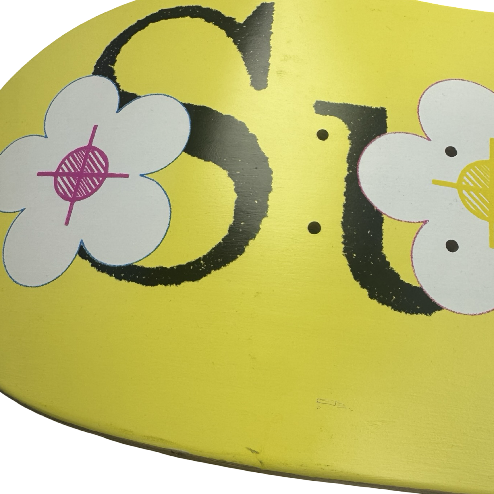 Supreme Flowers Skateboard Deck Yellow