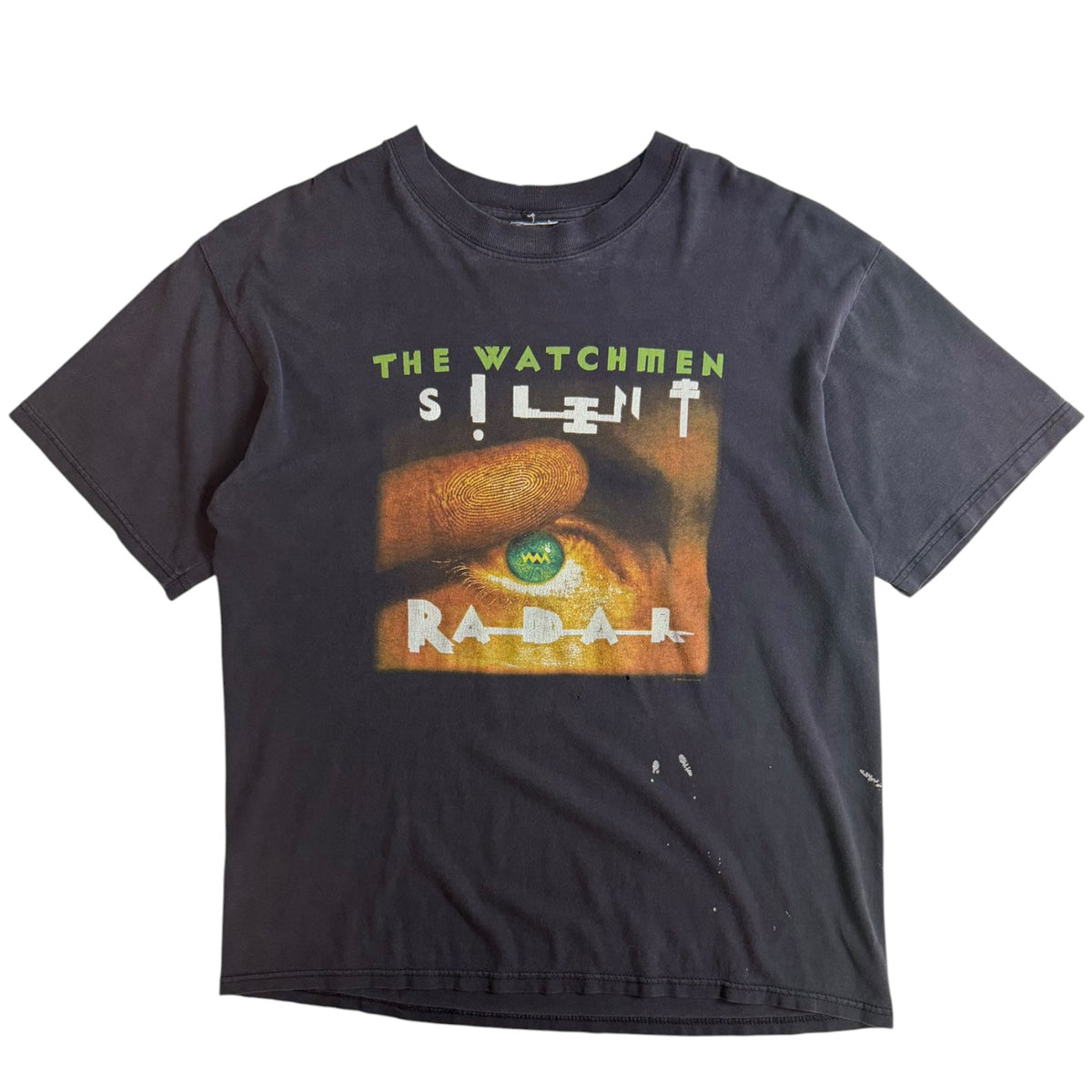Vintage 1998 Silent Radar Watchmen T-Shirt Black