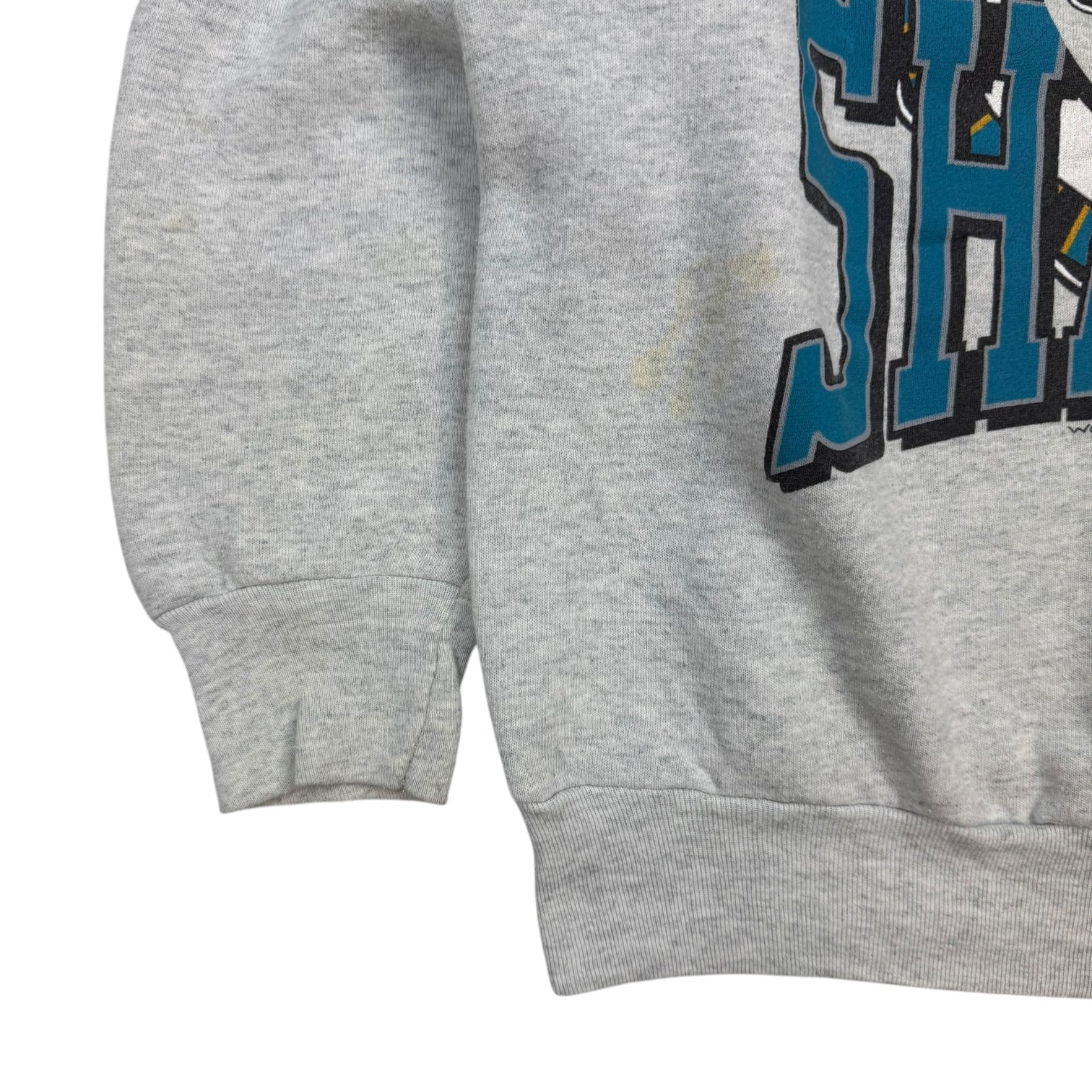 1991 San Jose Sharks Crewneck Grey