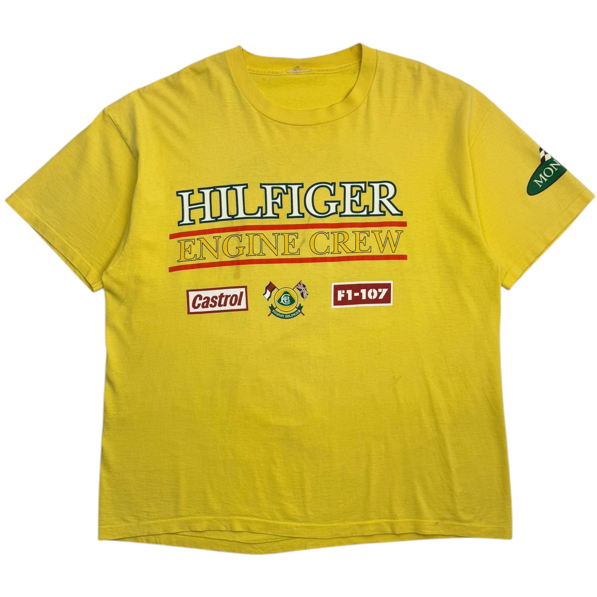 Vintage Tommy Hilfiger F1 Monaco Engine Crew T-Shirt