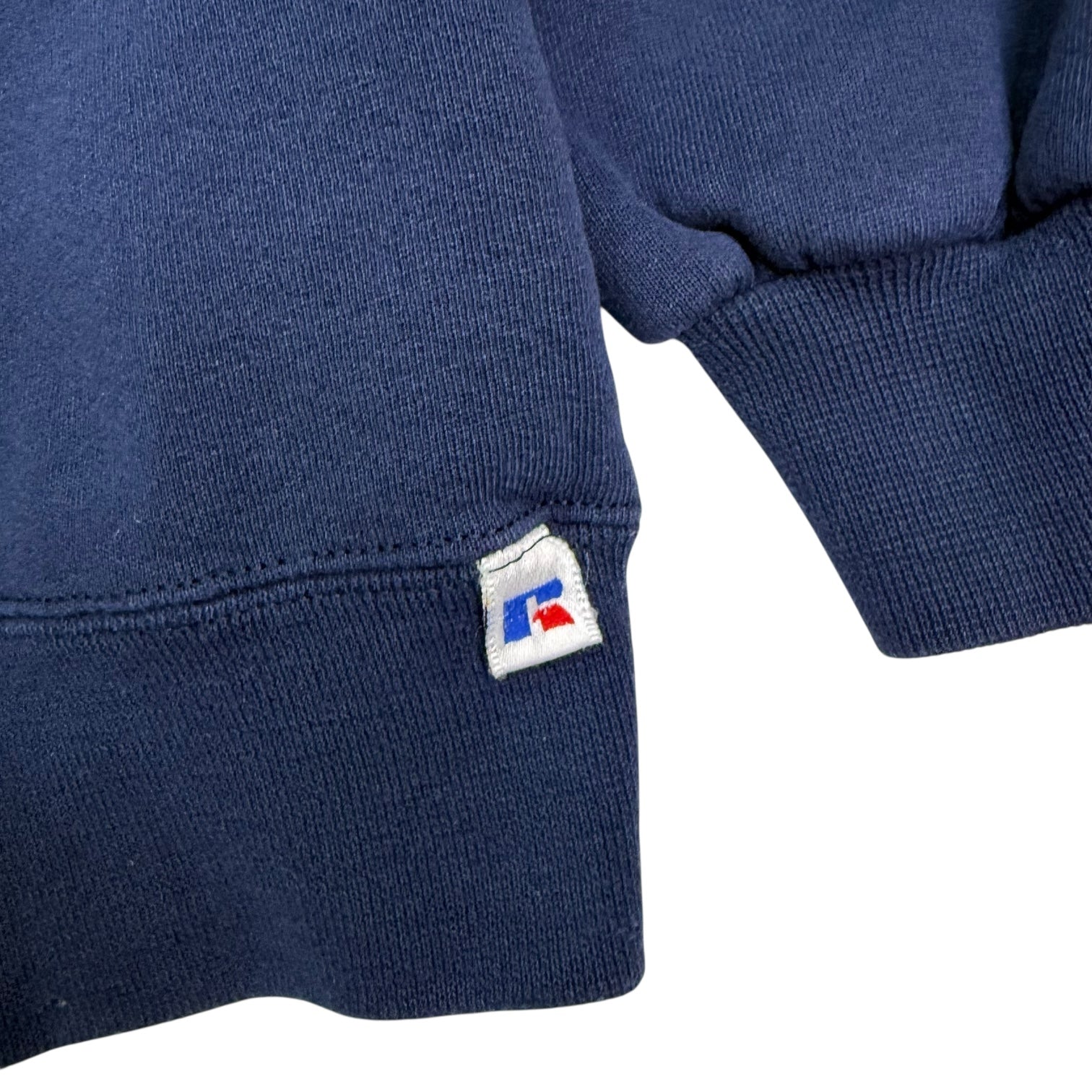 Vintage Russell Athletic Blank Crewneck Navy Blue
