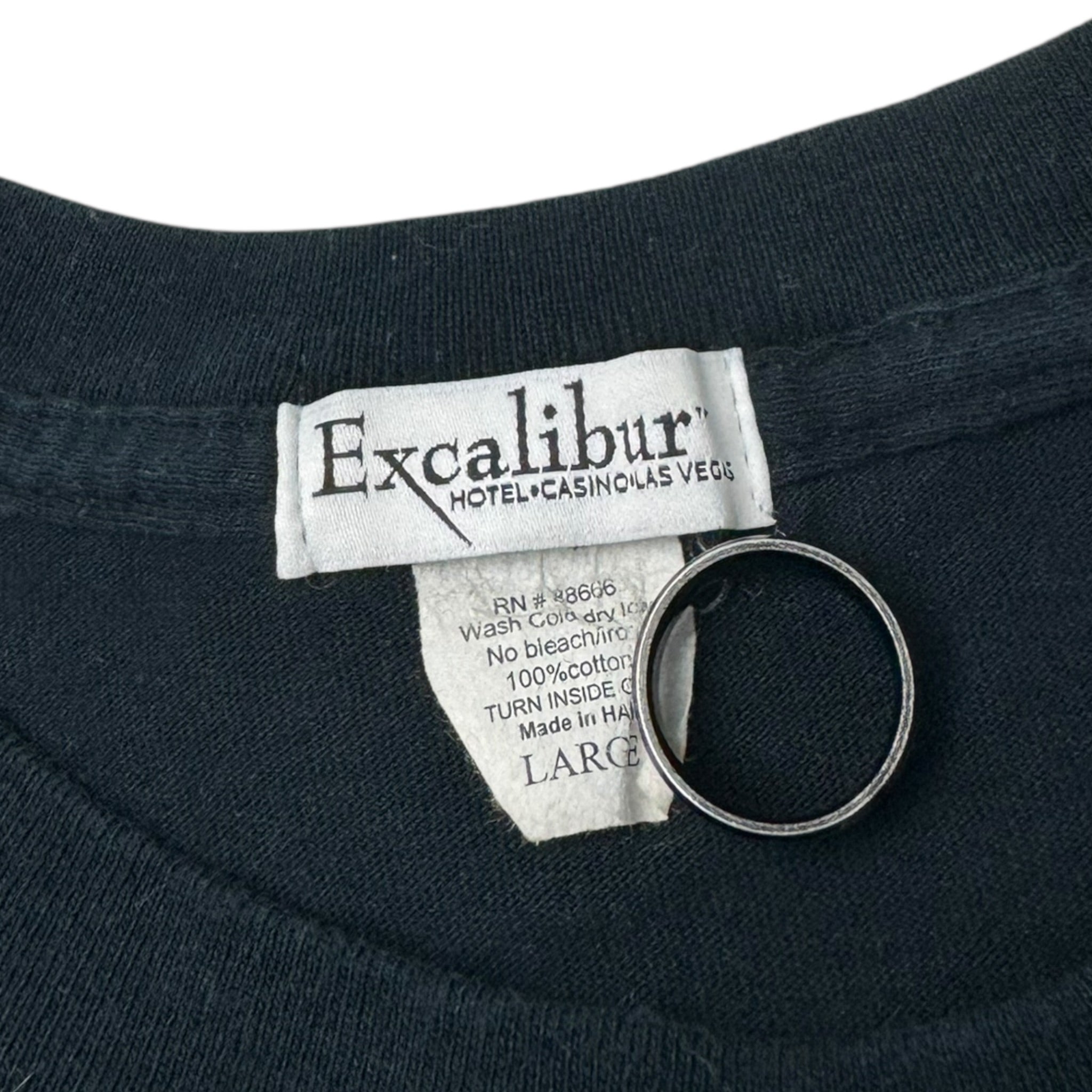 Vintage Excalibur Hotels Wizard & Kingdom T-Shirt