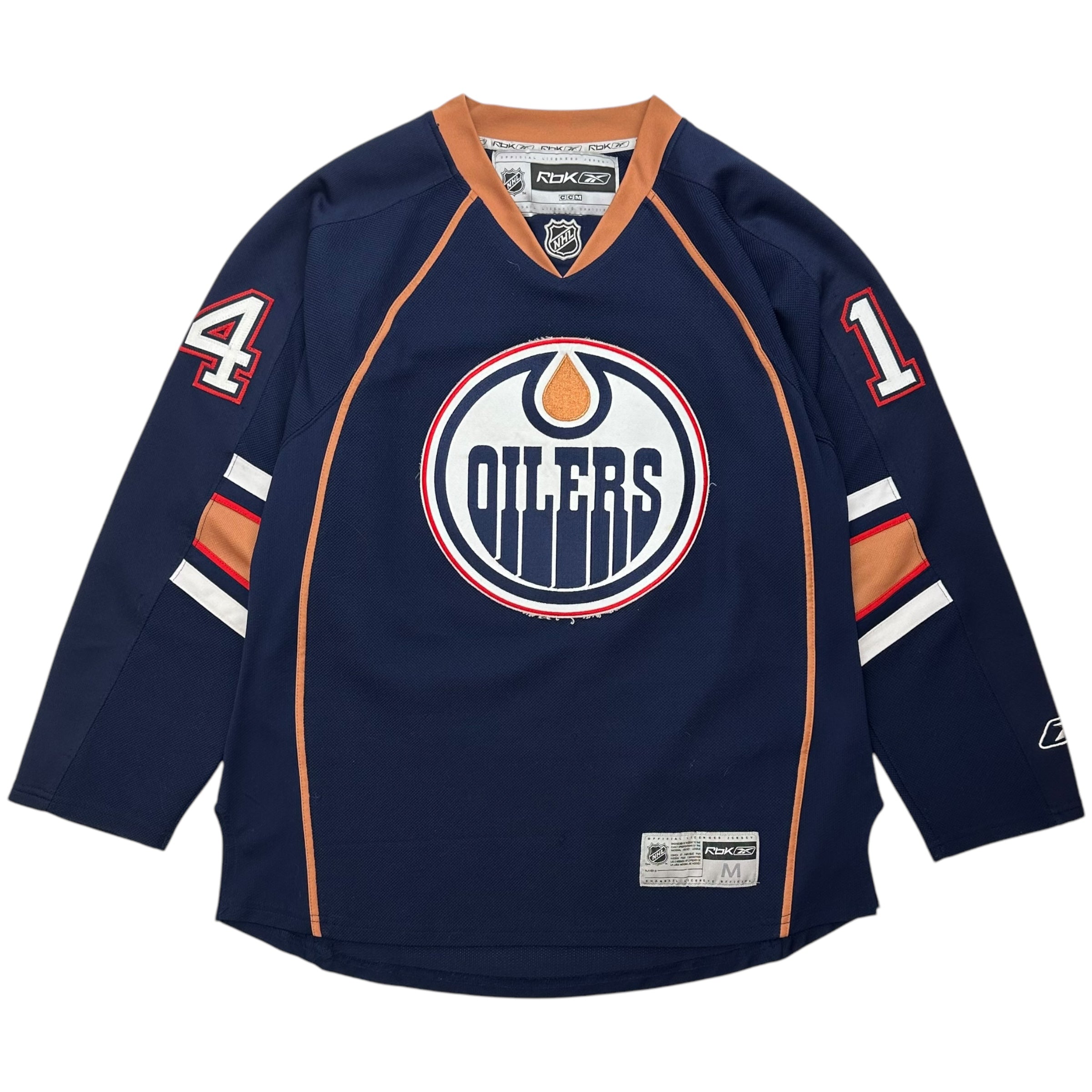 Vintage Reebok Edmonton Oilers Jordan Eberle Home Jersey