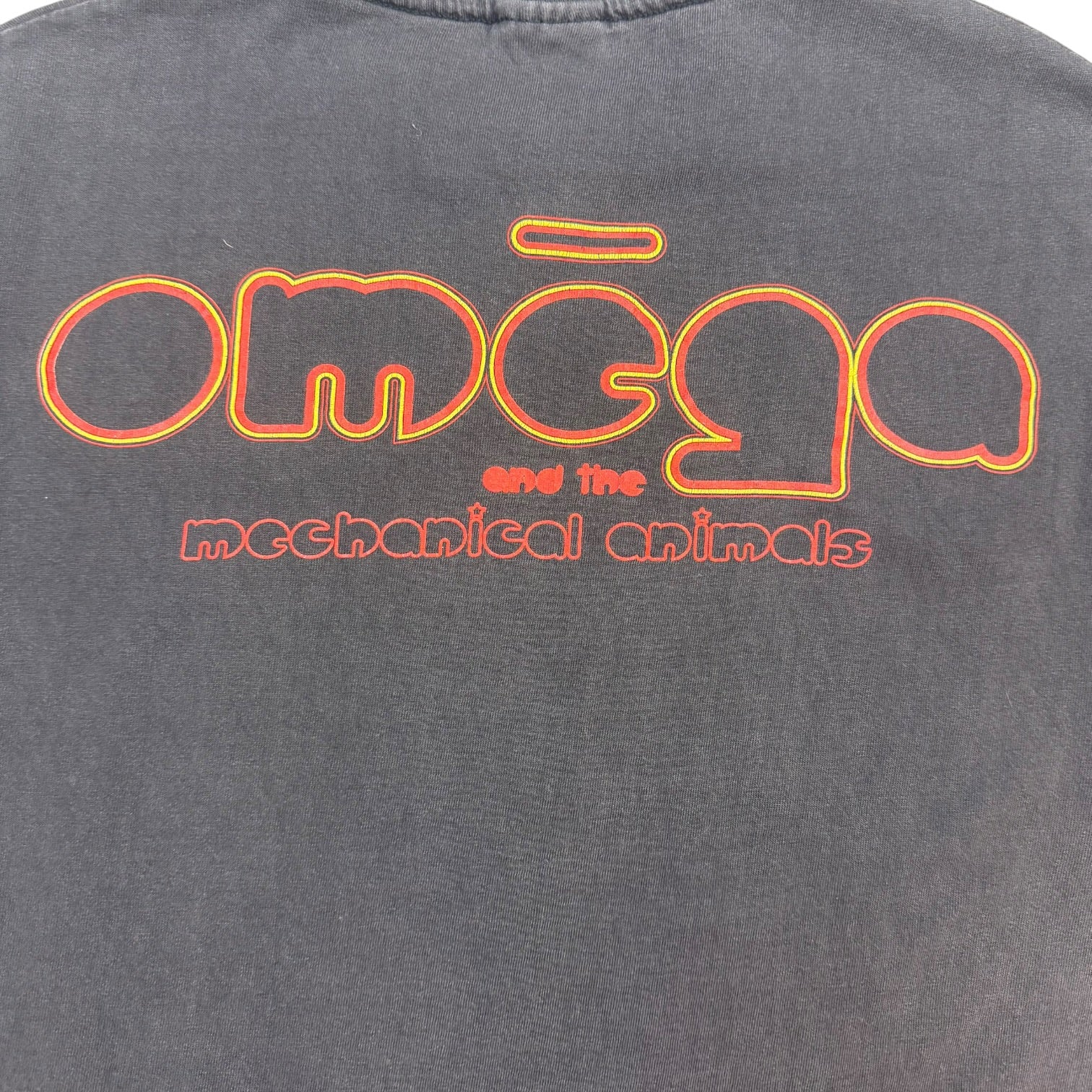 1998 Marilyn Manson Rock Is Dead Mechanical Animals Tee Black