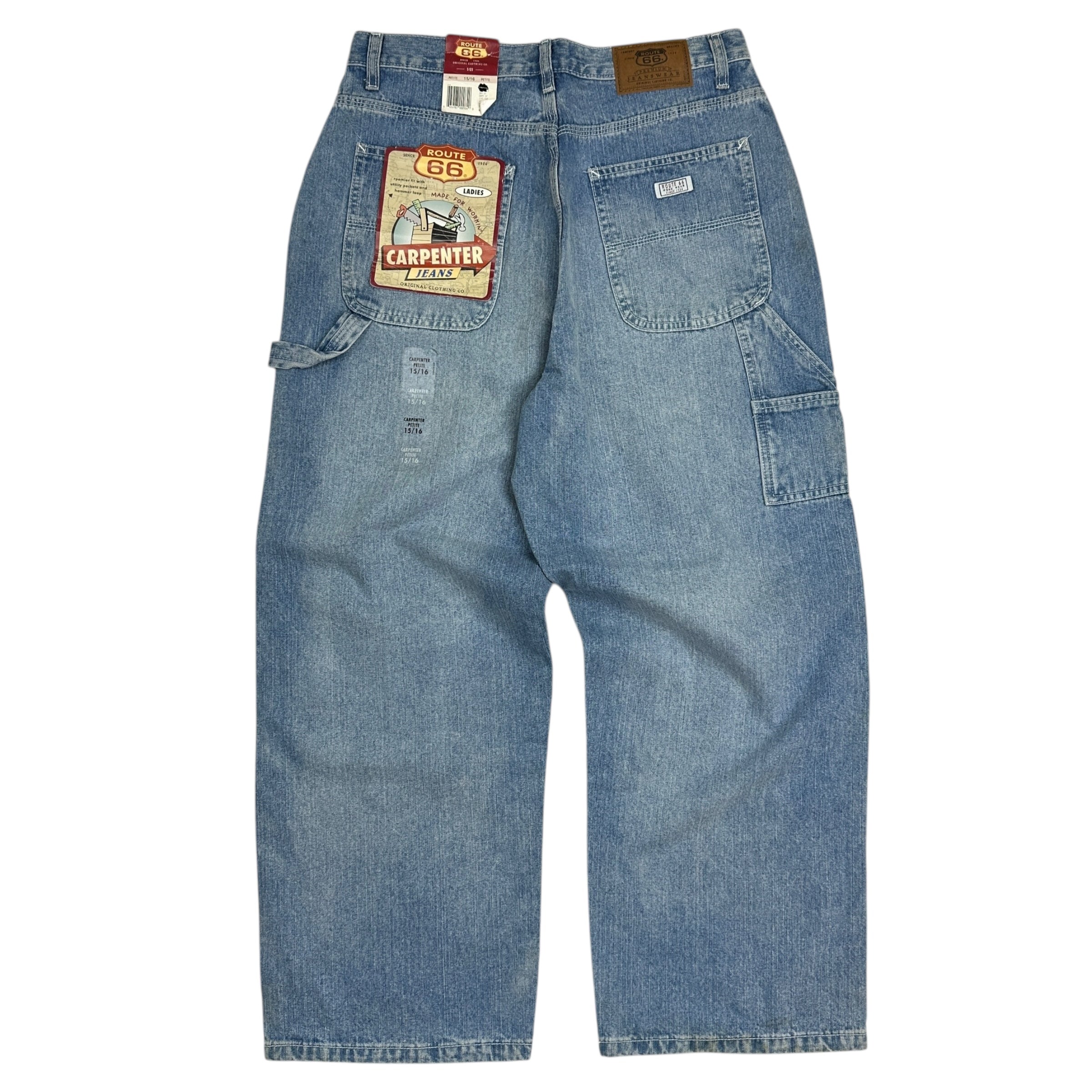 Vintage Women’s Route 66 Carpenter Denim Light Wash