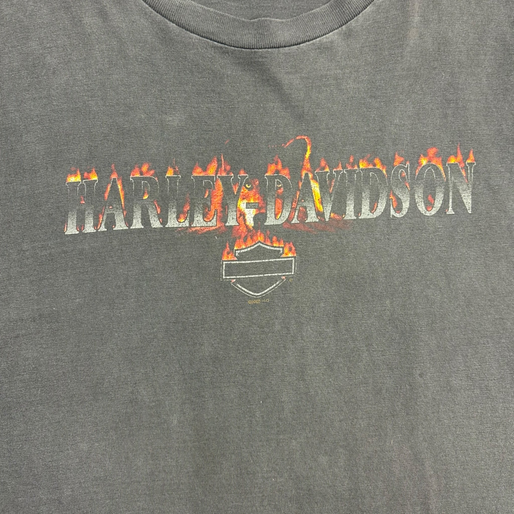 2002 Harley Davidson Maui Hawaii Flamey T-Shirt