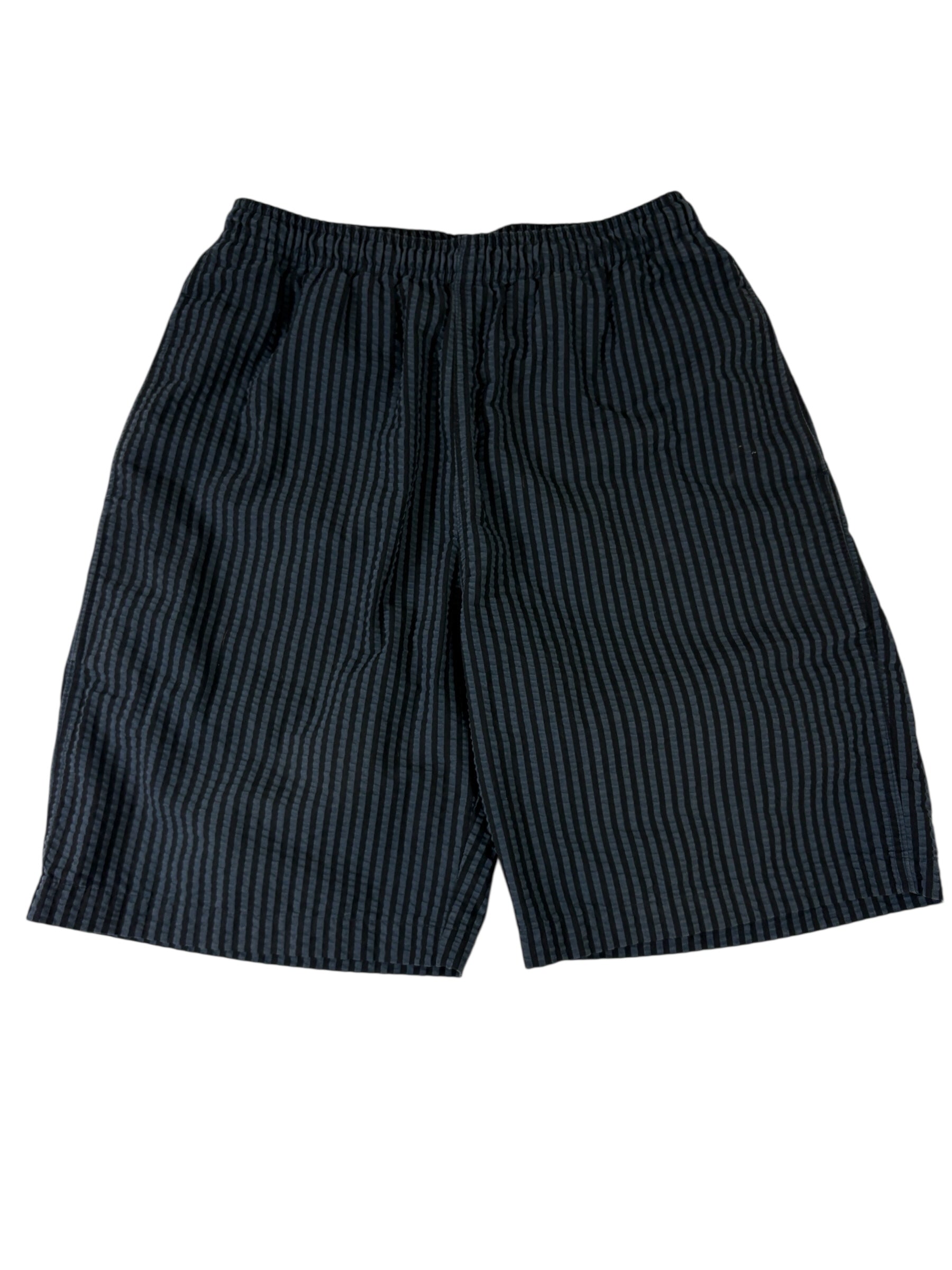 Stussy Stripe Seersucker Relaxed Short Blue
