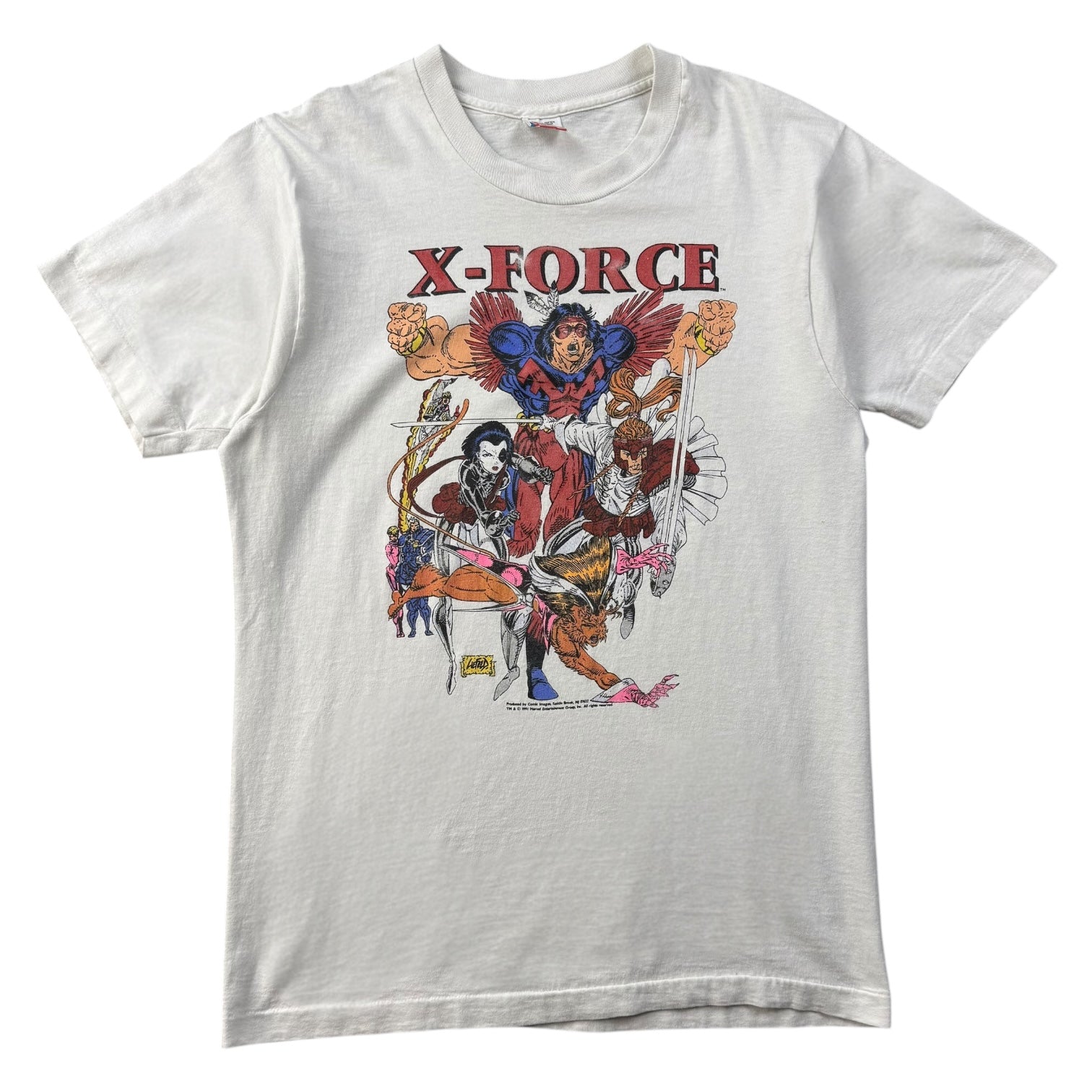 1991 Marvel X-Force Tee White