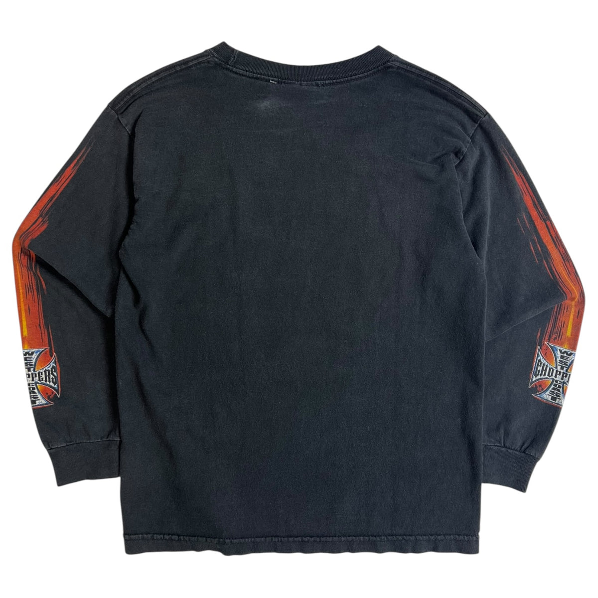 Vintage West Coast Choppers Long Beach Ca, Long Sleeve T-Shirt Black