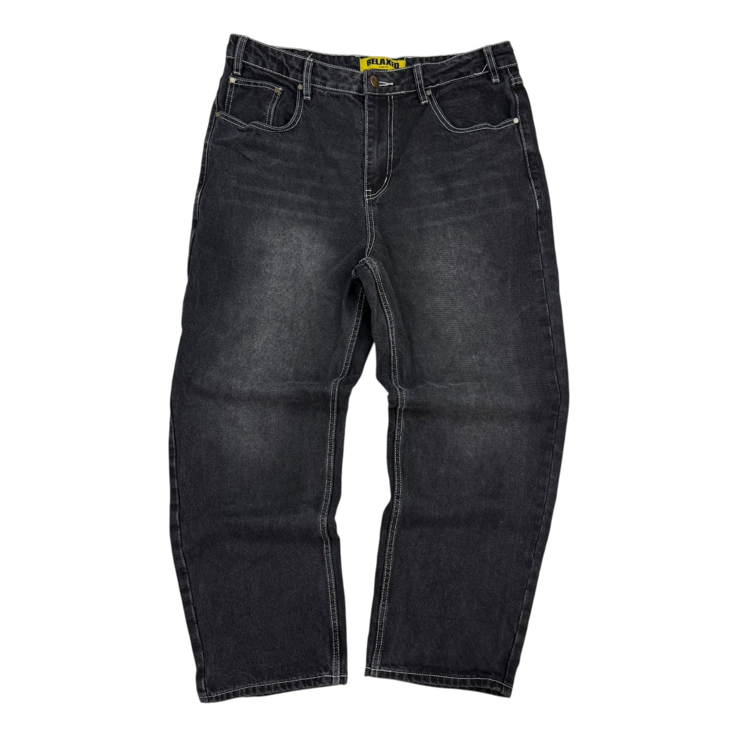 Butter Relaxed Fit Denim Pants Washed Black