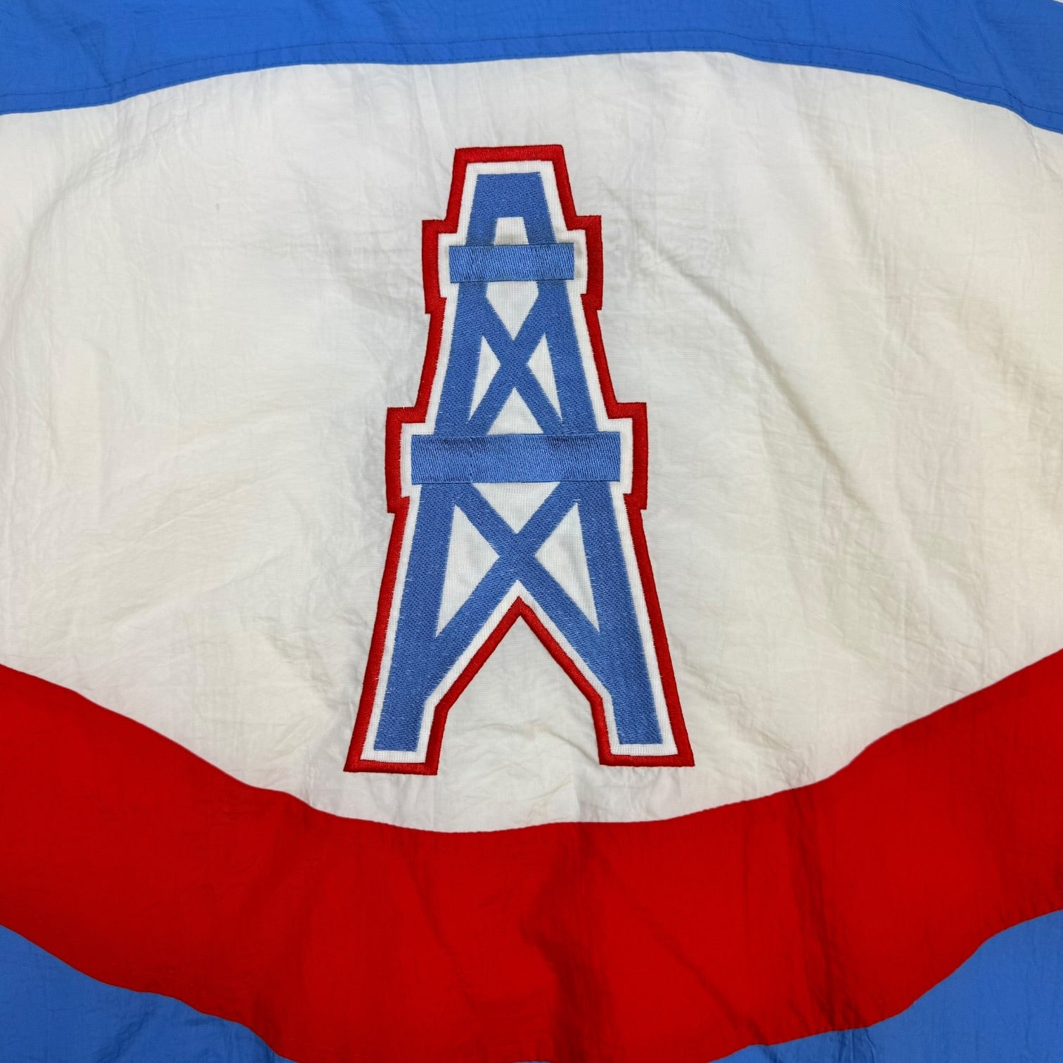 Vintage Apex One Houston Oilers Jacket Blue/Red