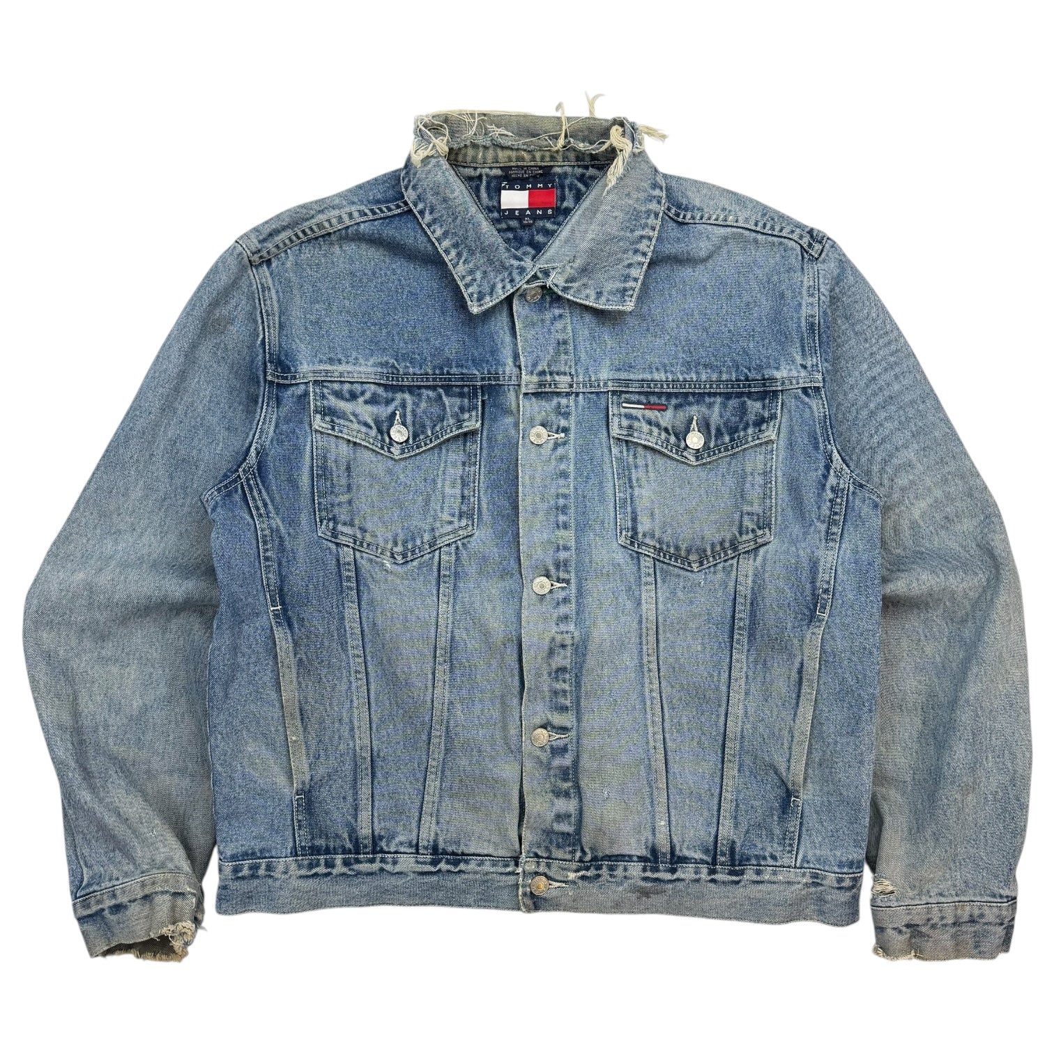 Vintage Tommy Hilfiger Denim Jacket Light Wash