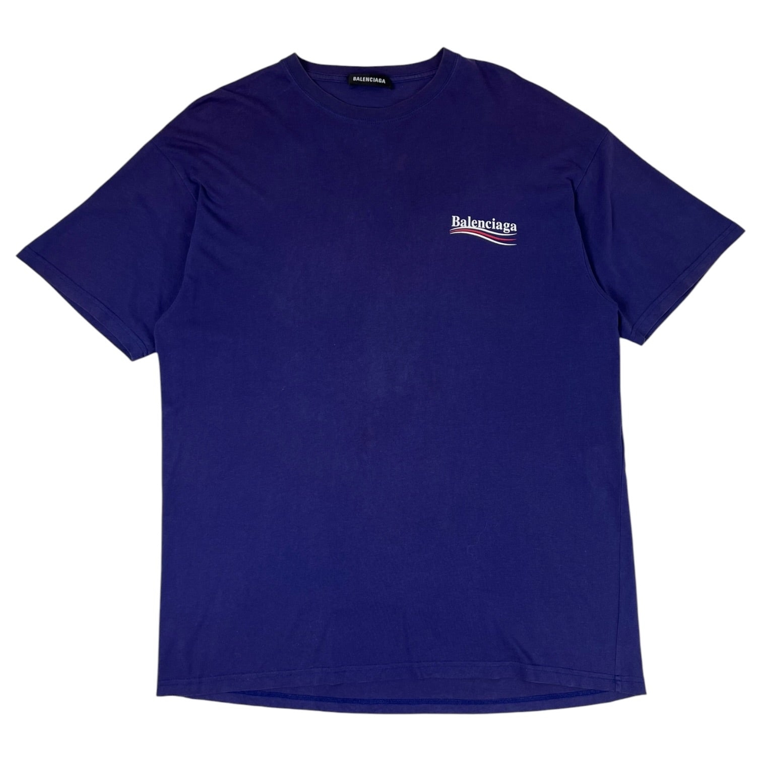 Balenciaga Political Campaign T-Shirt Purple
