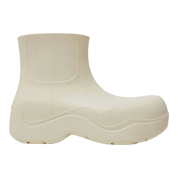 Bottega Veneta Puddle Ankle Boots Sea Salt