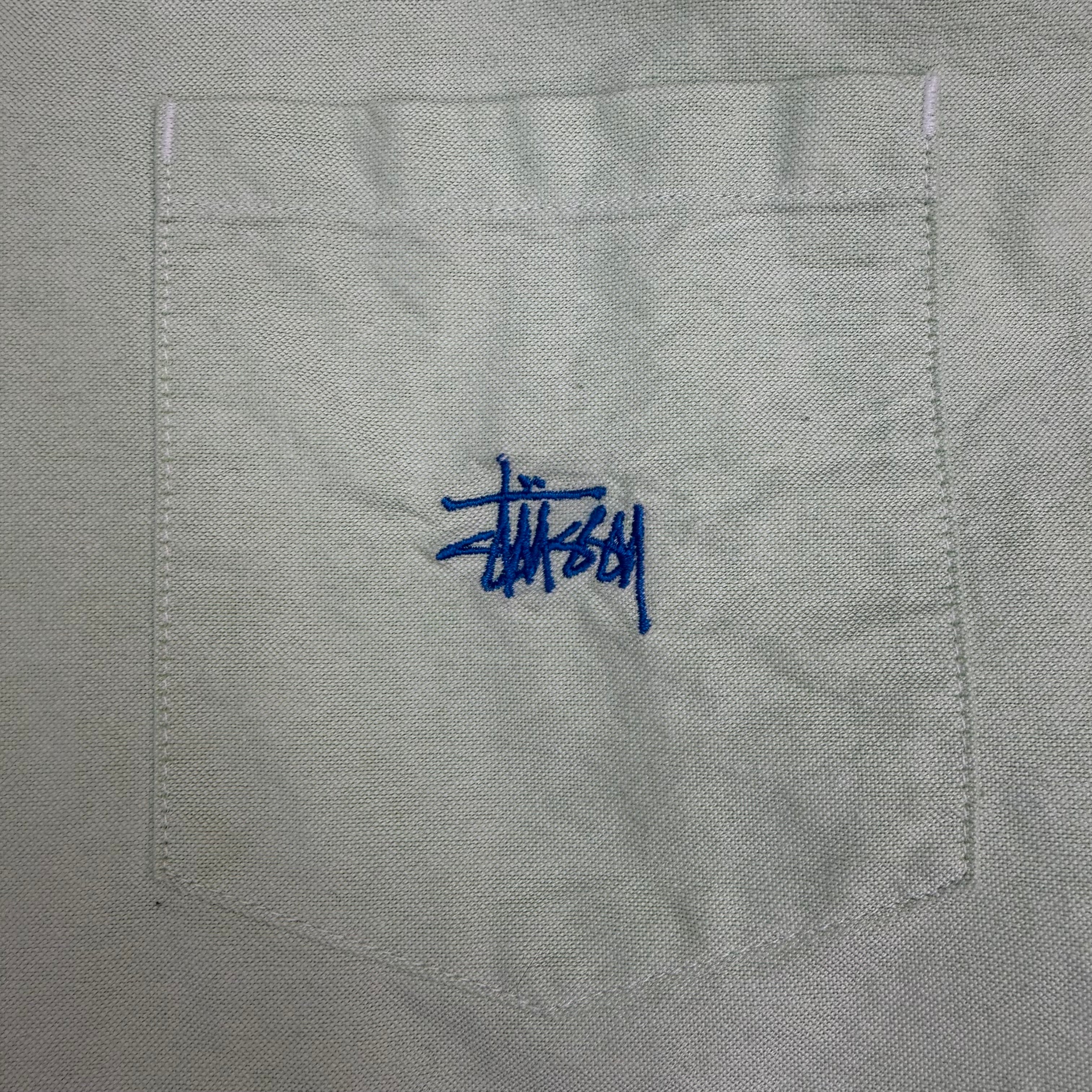 Vintage Stussy Classic Oxford Shirt Green