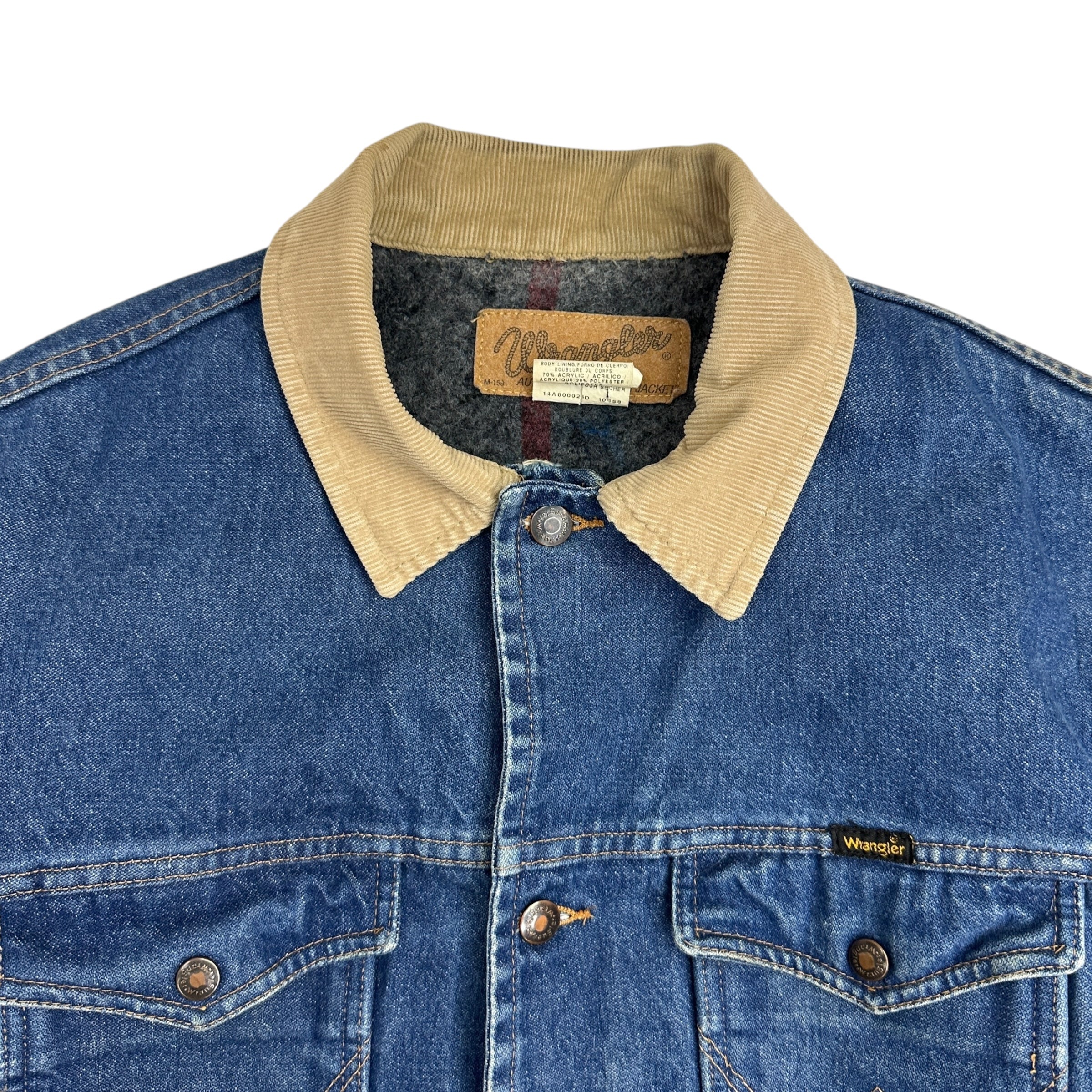 Vintage Wrangler Western Denim Jacket Indigo