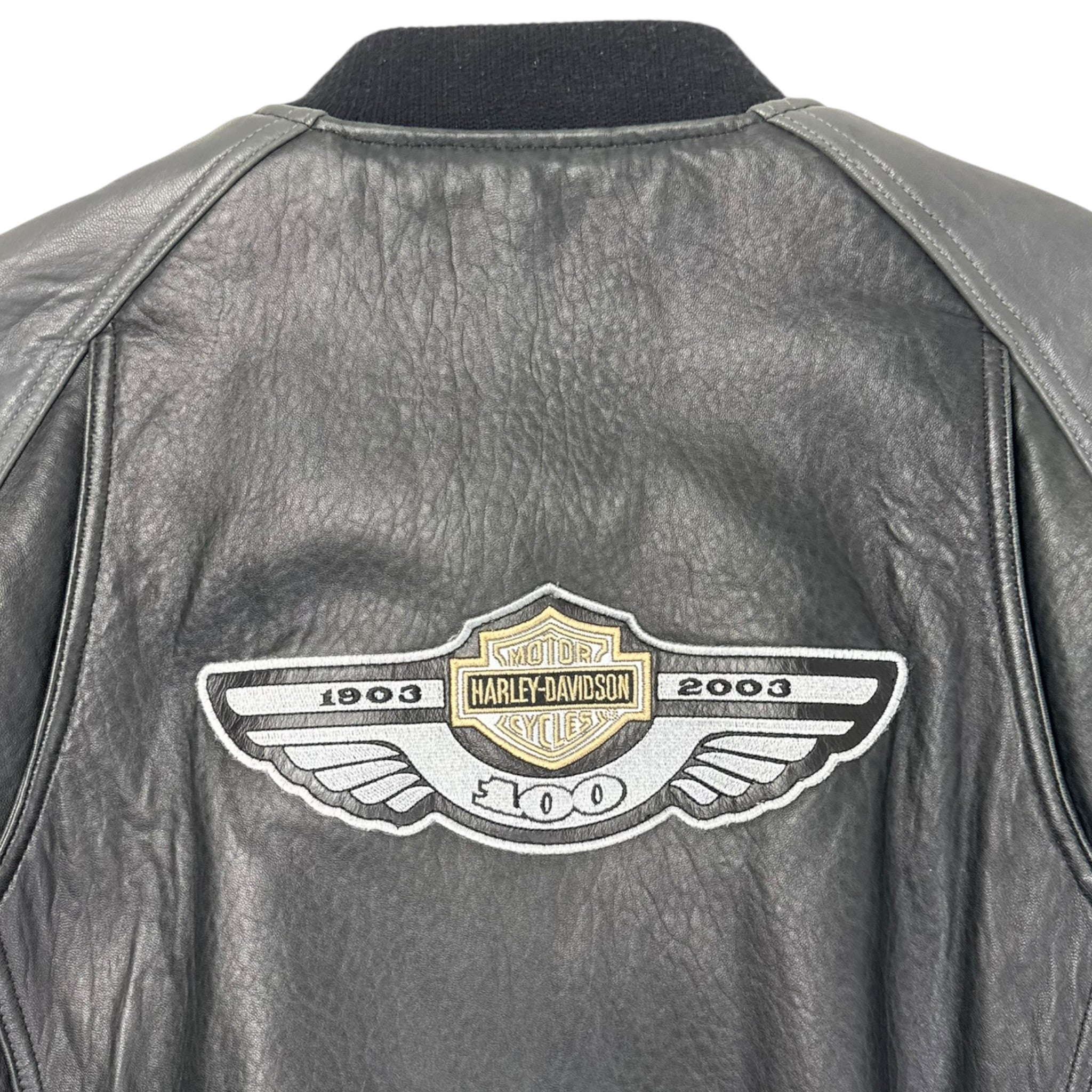 2003 Harley Davidson 100th Anniversary Leather Jacket