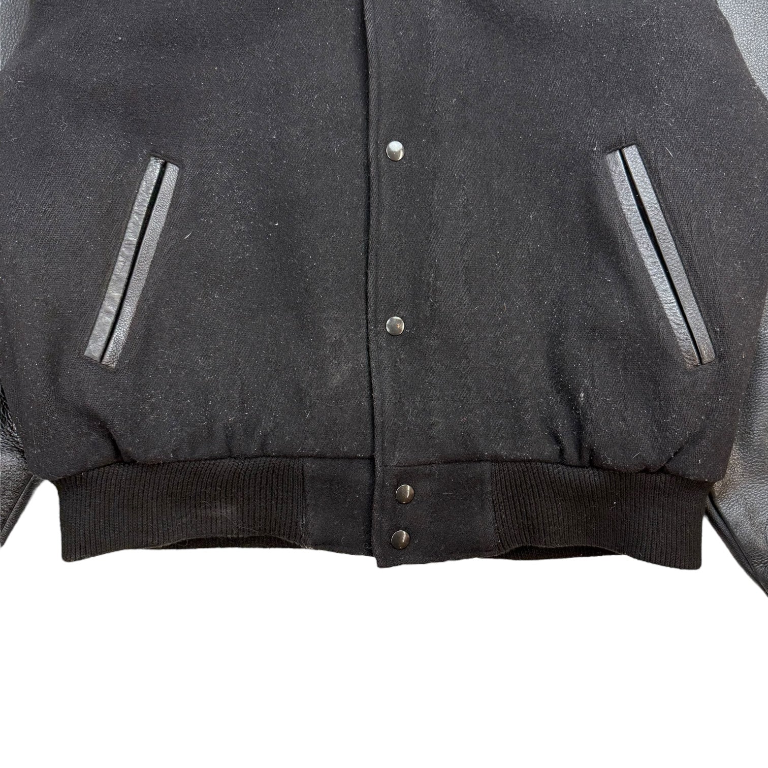 Vintage Mercedes Benz Bomber Jacket Black