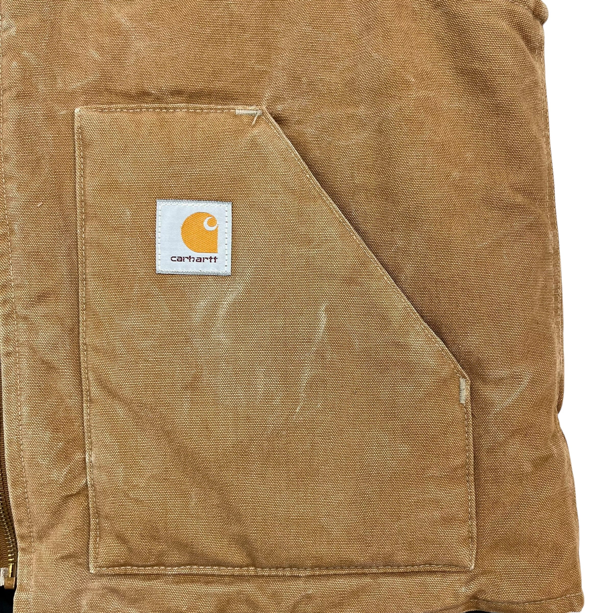 Vintage Carhartt Work Vest Tan Brown
