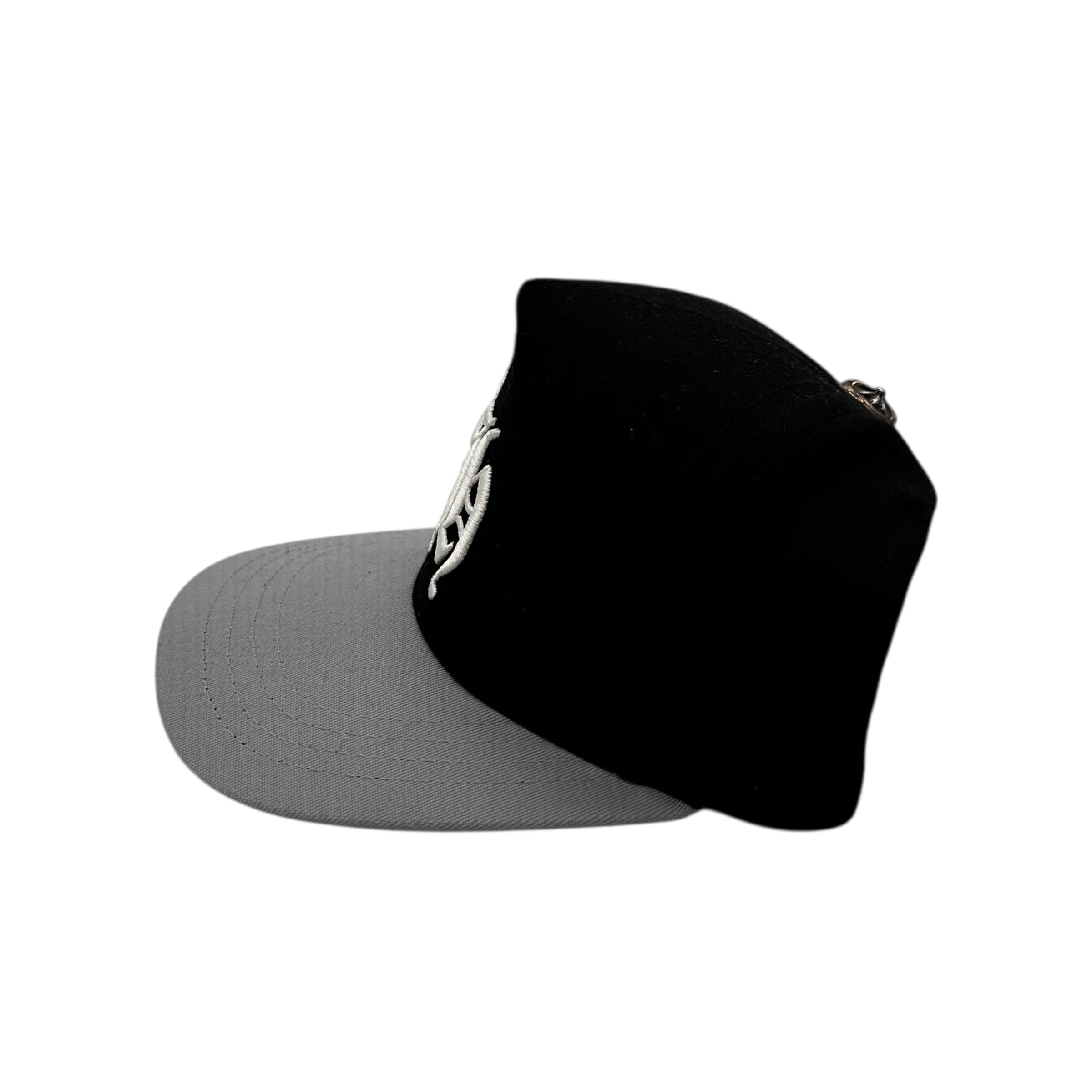 Chrome Hearts CH Logo Baseball Hat Grey/Black
