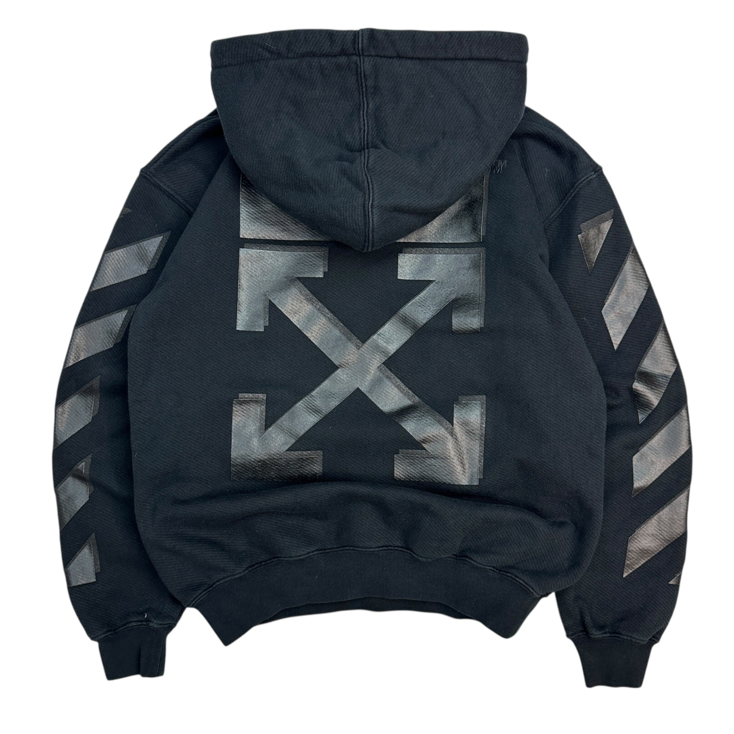 Off-White Rubber Arrows Hoodie Black/Black