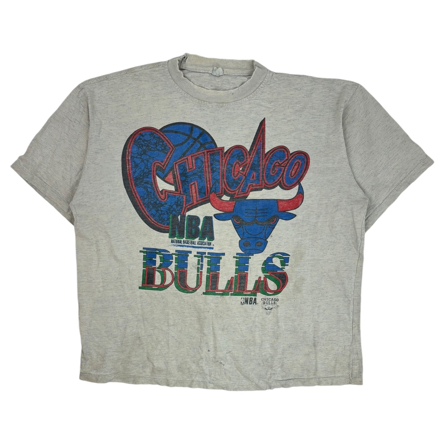 Vintage Chicago Bulls NBA T-Shirt Grey