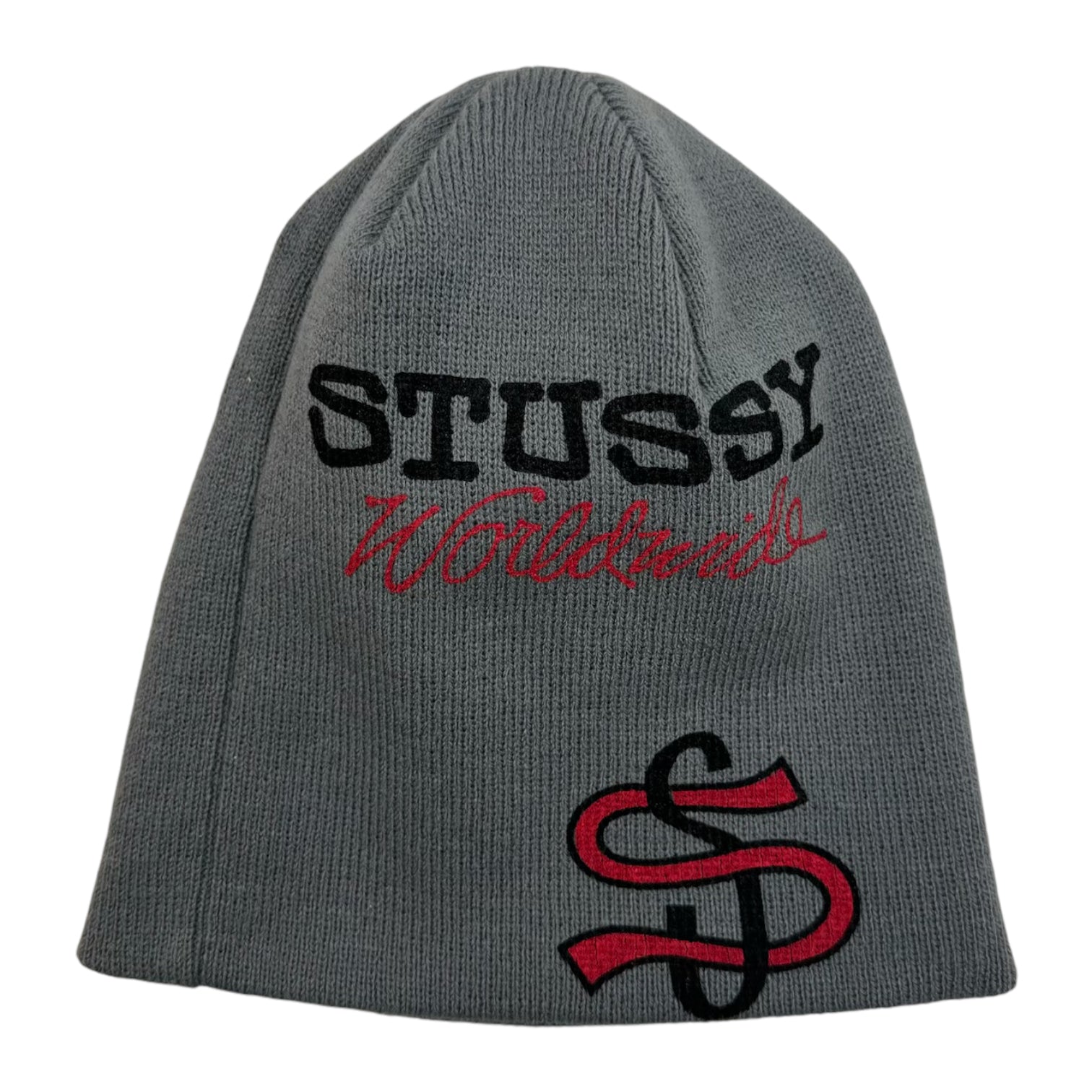 Stüssy Mixed Logo Skullcap Grey